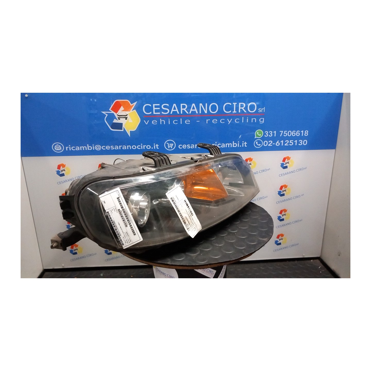 PROIETTORE DX. 052 FIAT PUNTO (1N/1P) (07/99-12/05) 188A4000 51712392
