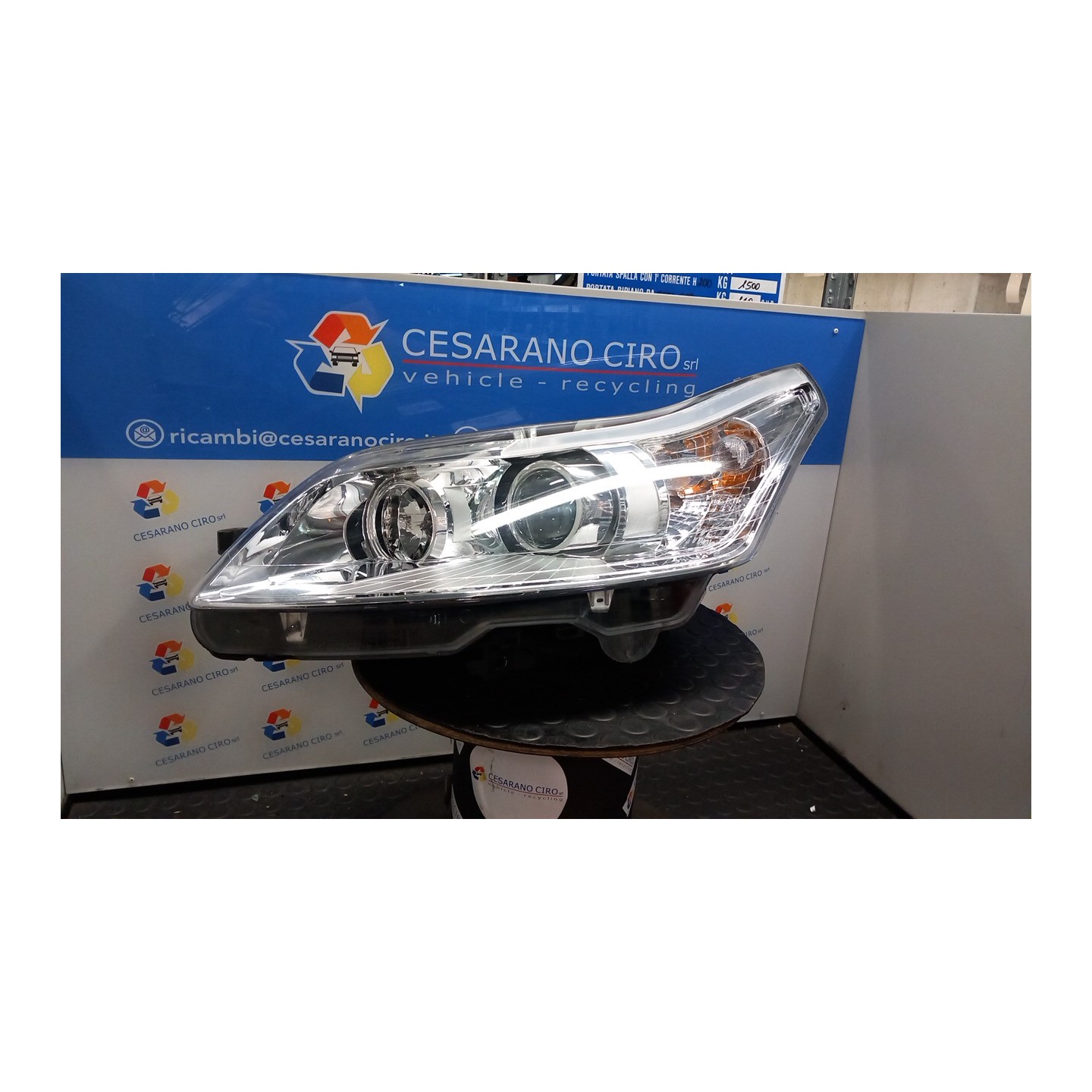 PROIETTORE XENON SX. 123 CITROEN C4 (11/04-10/10) 9HZ 6208L6