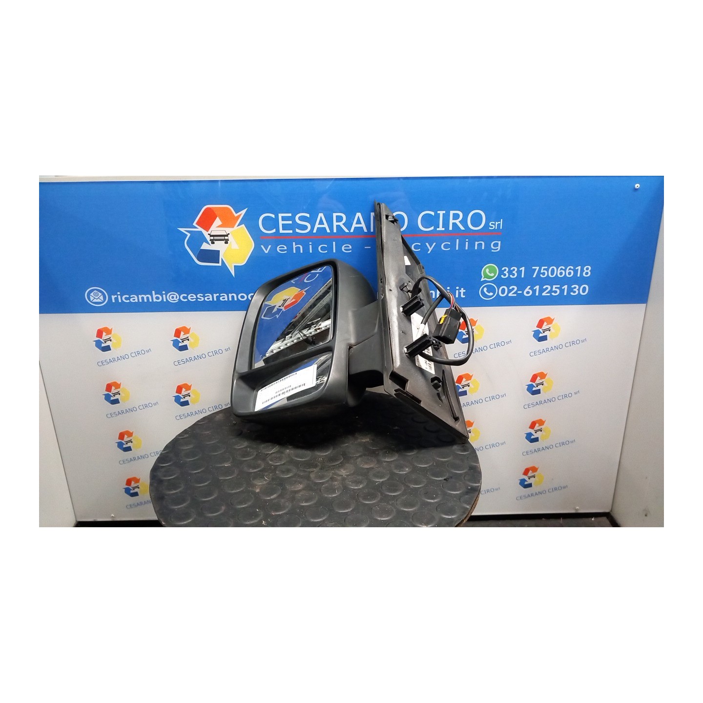 RETROVISORE EST. REGOLAZ. ELETTR. P/KIT CARROZZIERI SX. 066 PEUGEOT EXPERT FURGONE 3A SERIE (02/12 9H07 8153R2