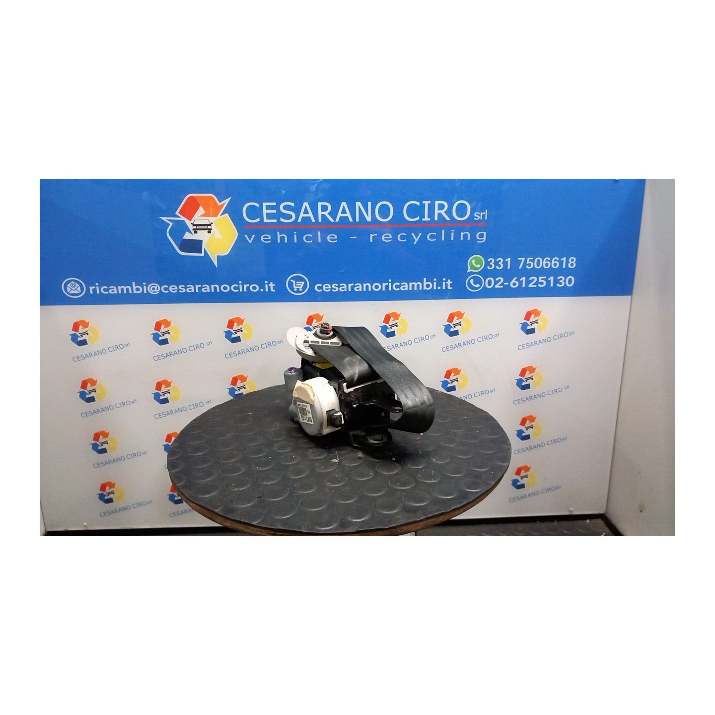 CINTURA DI SICUREZZA ANT. DX. 174 KIA SPORTAGE 3A SERIE (09/10-06/14 D4FD 888203U210ED