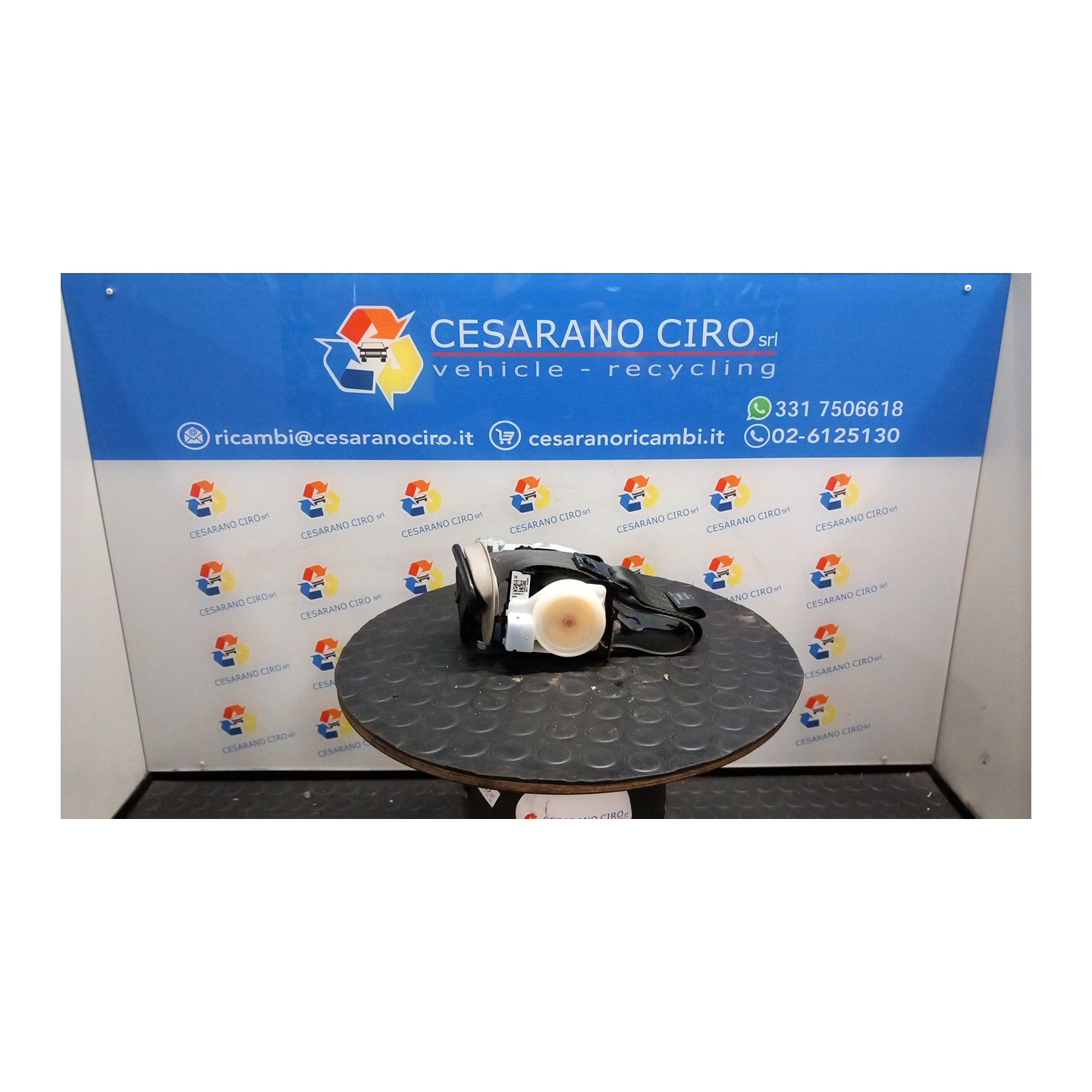 CINTURA DI SICUREZZA ANT. SX. 175 KIA SPORTAGE 3A SERIE (09/10-06/14 D4FD 888103U200ED