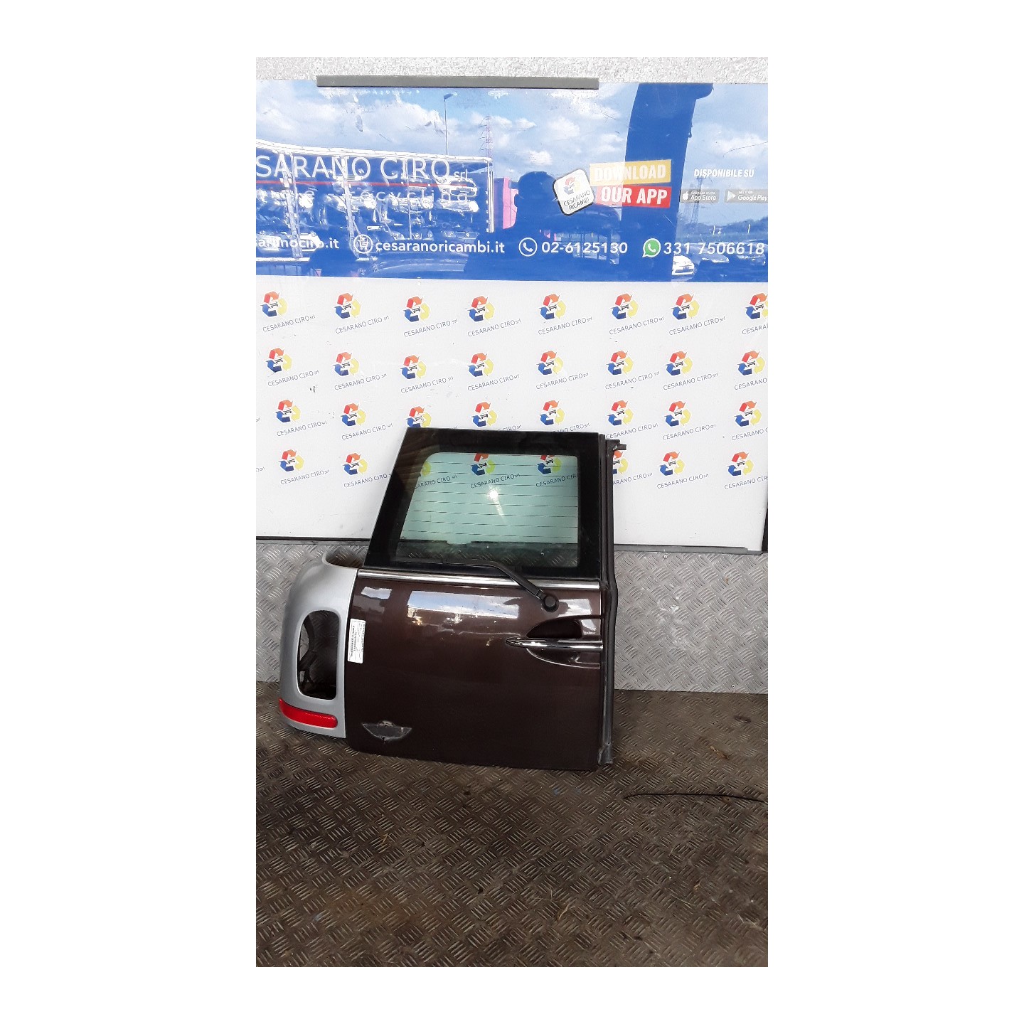 PORTA CARICO POST. A BATTENTE SX. 015 MINI MINI CLUBMAN (R55) (09/07-08/1 N12B16A 41542757715