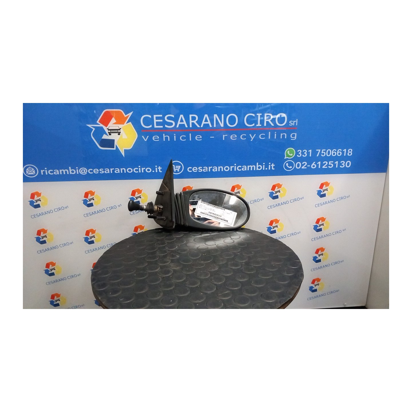 RETROVISORE EST. SUPPLEMENTARE DX. 109 FIAT SEICENTO (1E) (02/98-07/05) 187A1000 71713838