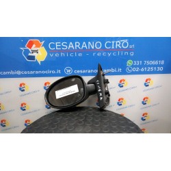 RETROVISORE EST. REGOLAZ. ELETTR. -09/00 C/MODANATURA CALOTTA SX. 116 RENAULT TWINGO 1A SERIE (08/98-09/07) D7FF7 8200039873