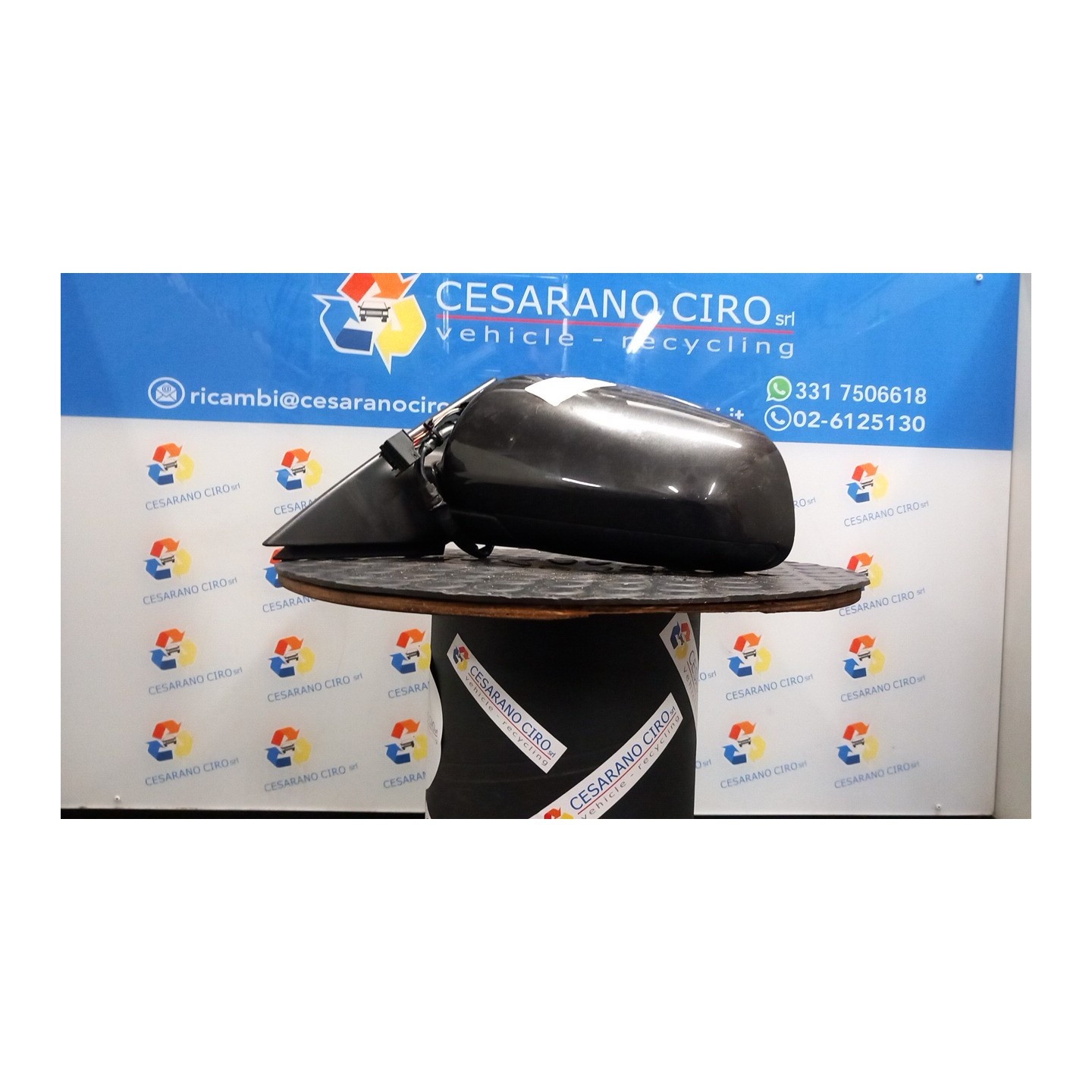RETROVISORE EST. REGOLAZ. ELETTR. RIPIEGHEVOLE SX. 131 AUDI A3 (8P) (04/03-06/10) BLP 8P1858531L01C