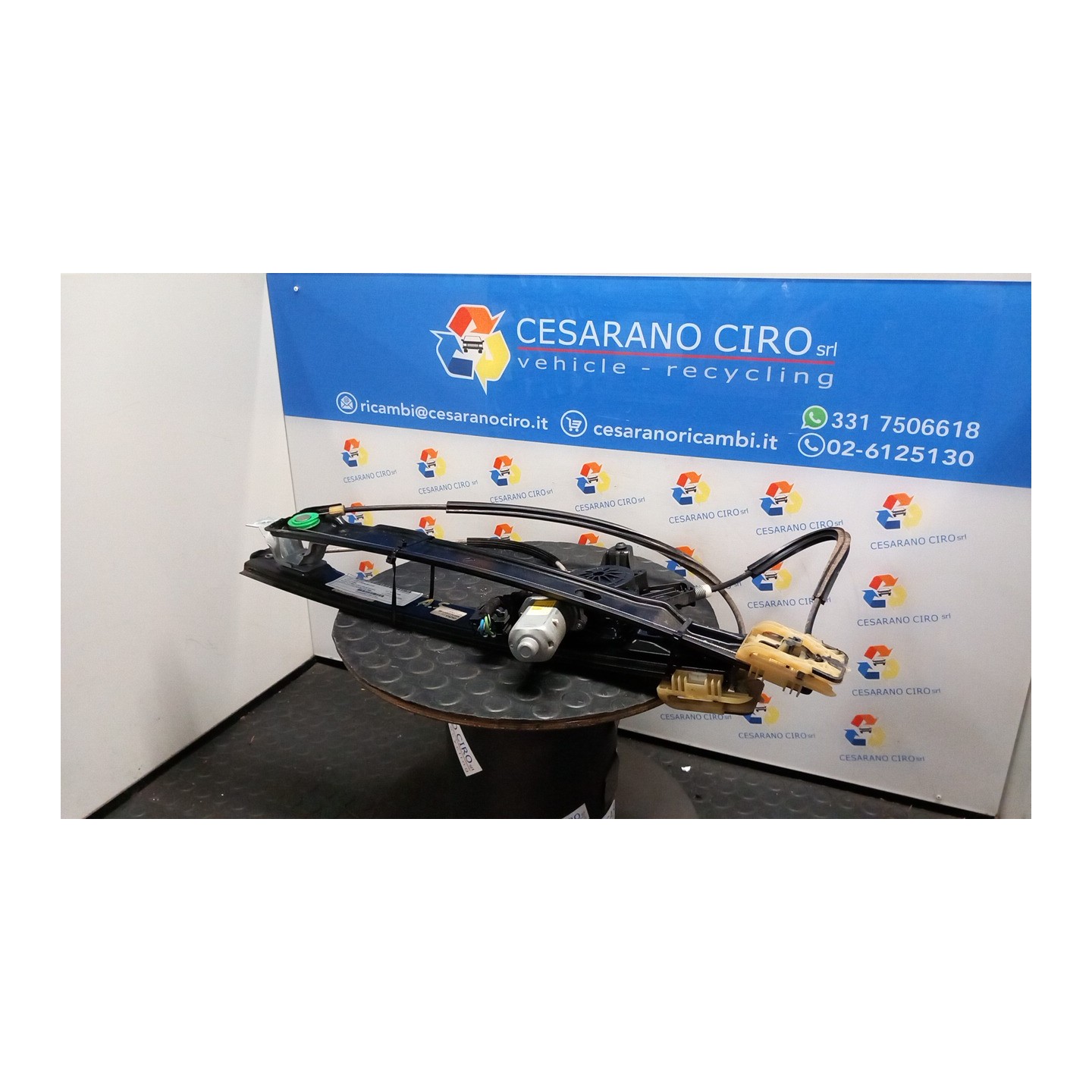 ALZACRISTALLO ELETTR. PORTA ANT. AP./CH.COMPL.CRIST.ANT. EL. SX. 139 FORD C-MAX (CB7) (09/10-05/15) T1DB 1884422