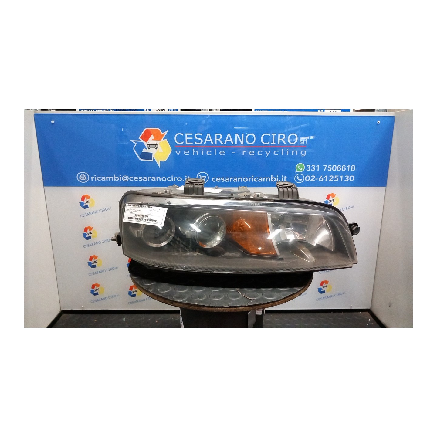 PROIETTORE C/FENDINEBBIA DX. 203 FIAT PUNTO (1N/1P) (07/99-12/05) 188A4000 46522724
