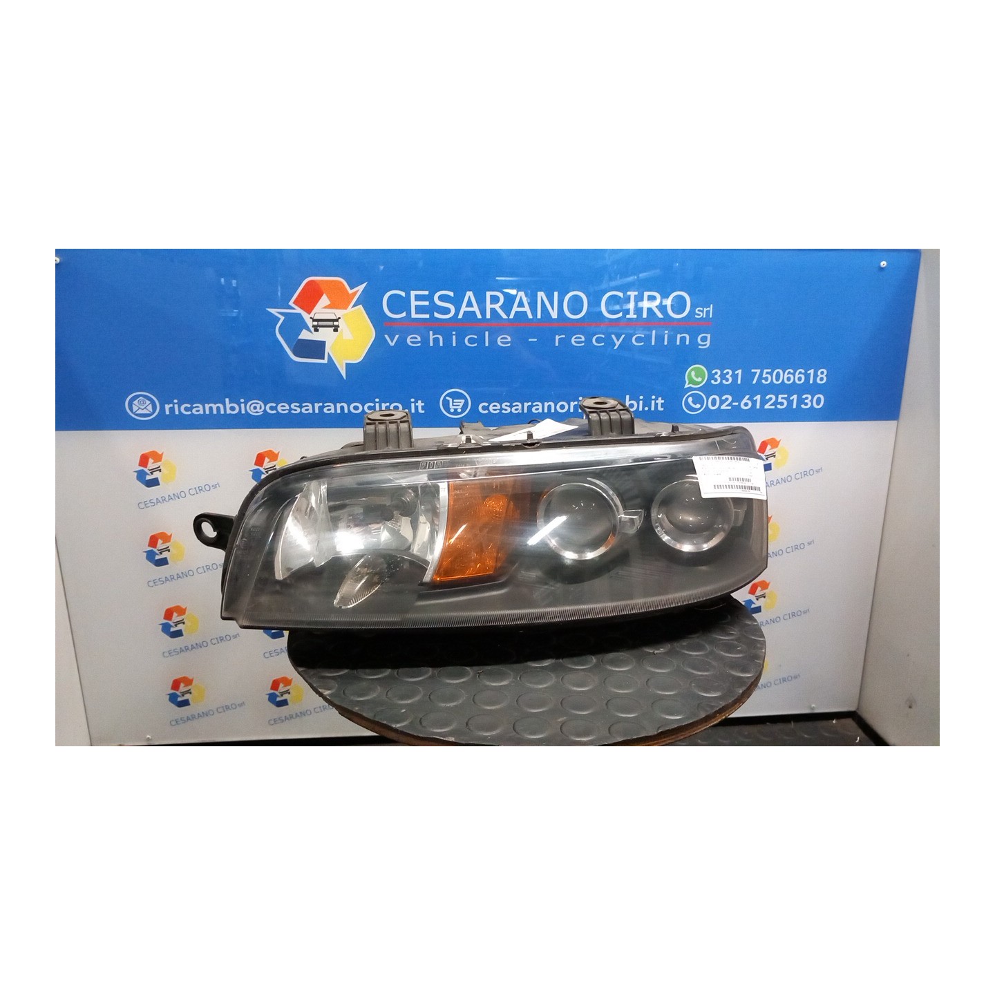 PROIETTORE C/FENDINEBBIA SX. 204 FIAT PUNTO (1N/1P) (07/99-12/05) 188A4000 51712397