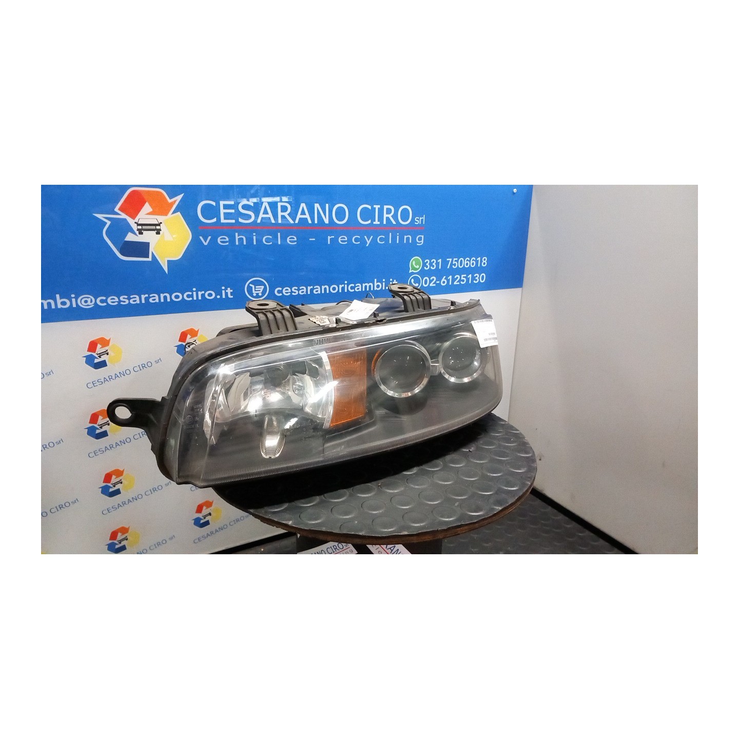 PROIETTORE C/FENDINEBBIA SX. 204 FIAT PUNTO (1N/1P) (07/99-12/05) 188A4000 51712397