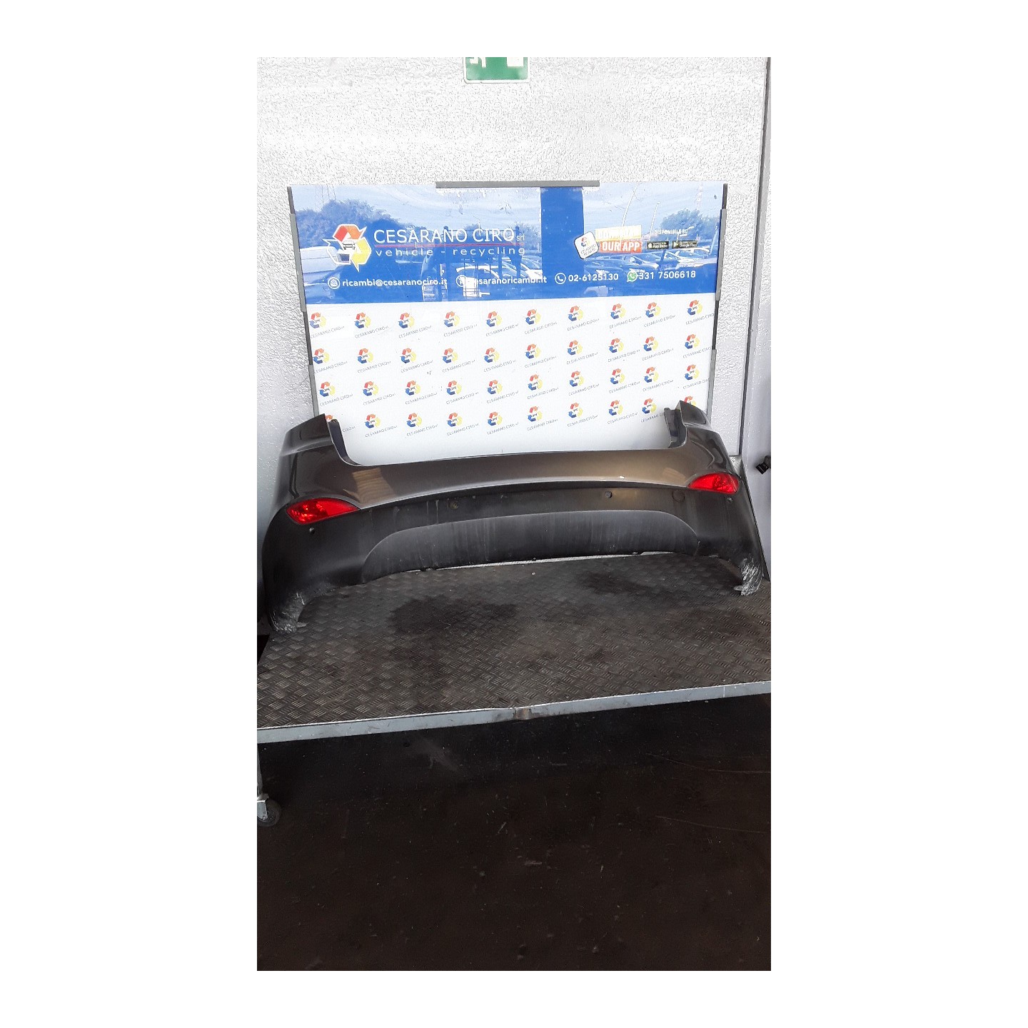 PARAURTI POST. CENTR. 005 RENAULT SCENIC 3A SERIE (03/13-12/16) K9K J8 850B26487R