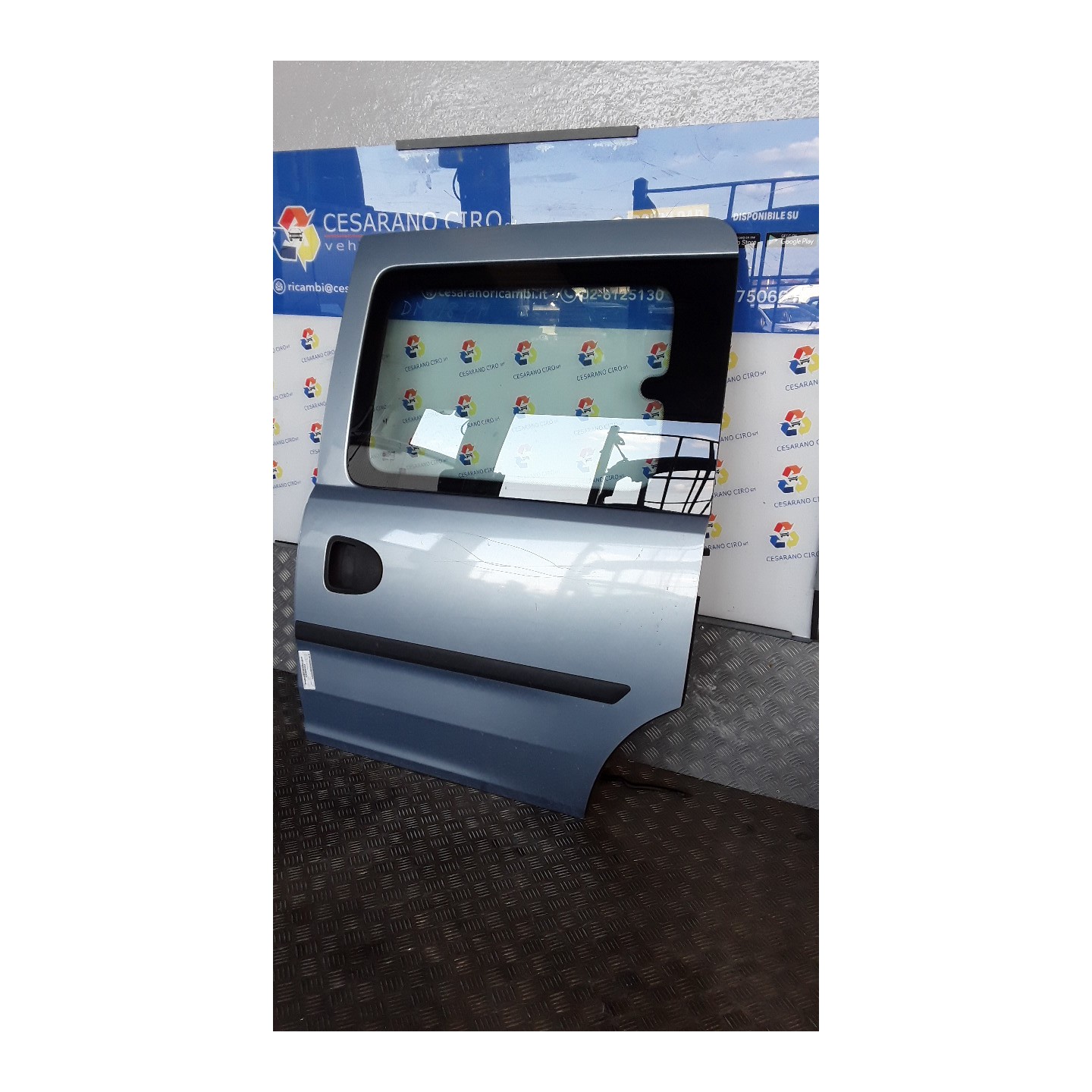 PORTA POST. C/APERTURA FINESTRINO SX. 016 OPEL COMBO (X01) (11/01-01/12) Z16YNG 93174626