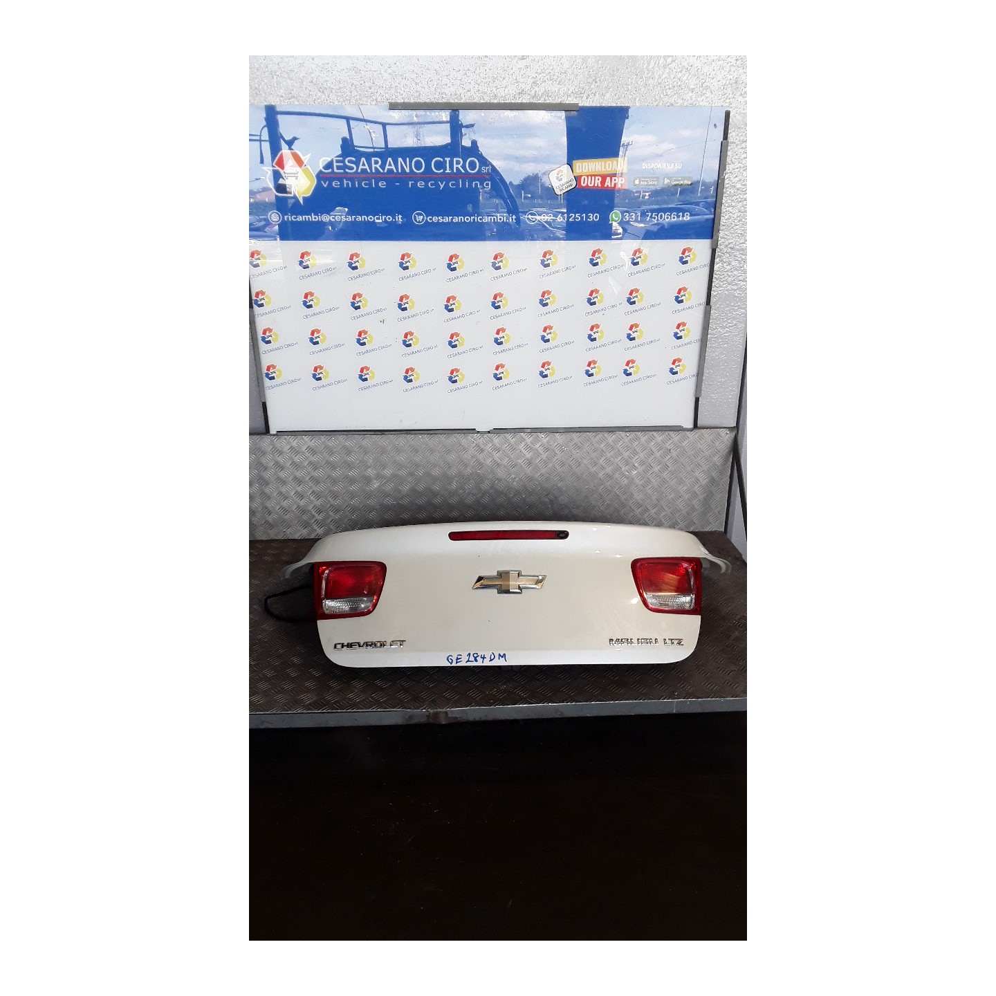 COFANO POST. 104 CHEVROLET (DAEWOO) MALIBU (09/12-) A20DTH 22888308
