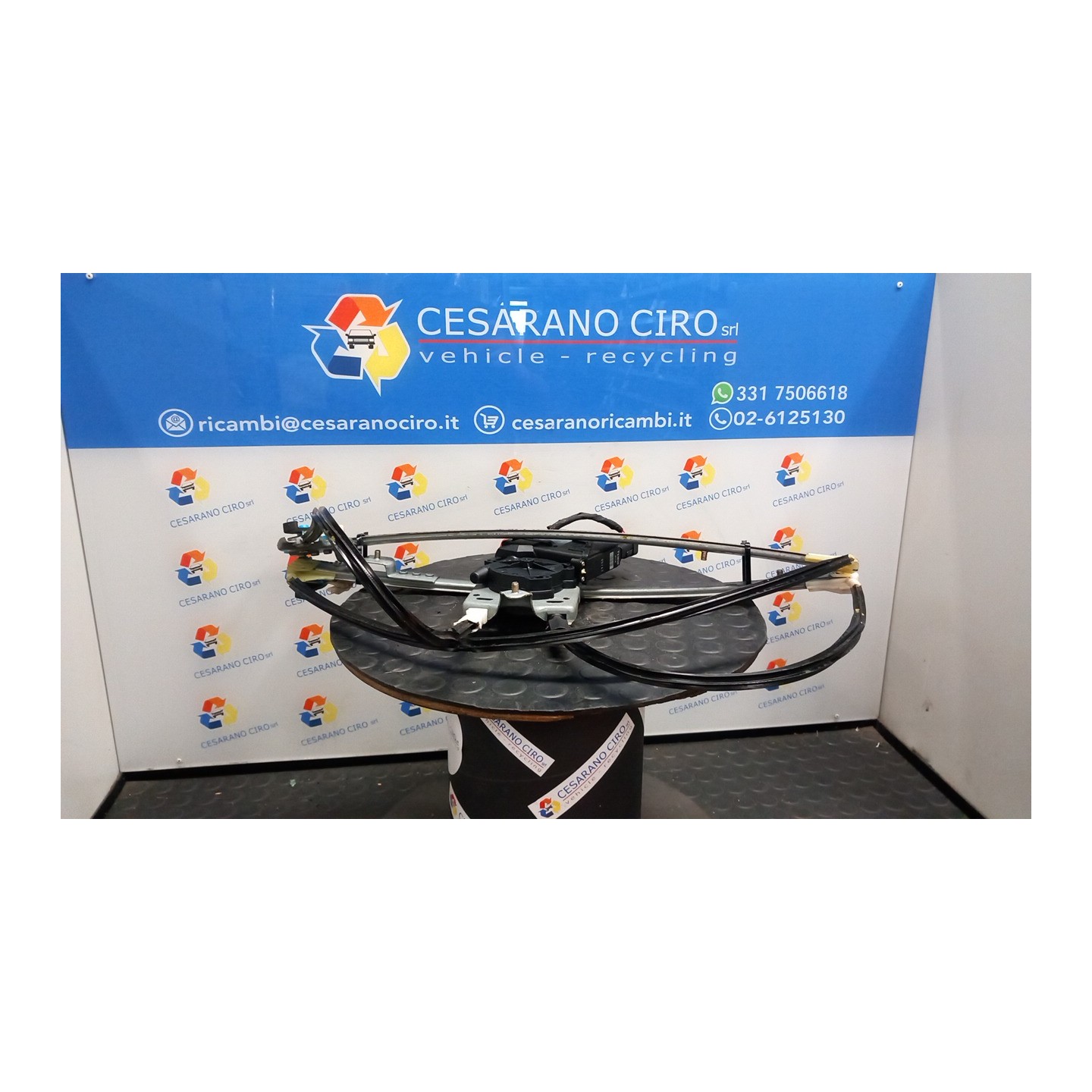 ALZACRISTALLO ELETTR. PORTA ANT. SX 066 RENAULT LAGUNA 3A SERIE (03/05-09/07) G9TE7 NB0068019059021SX