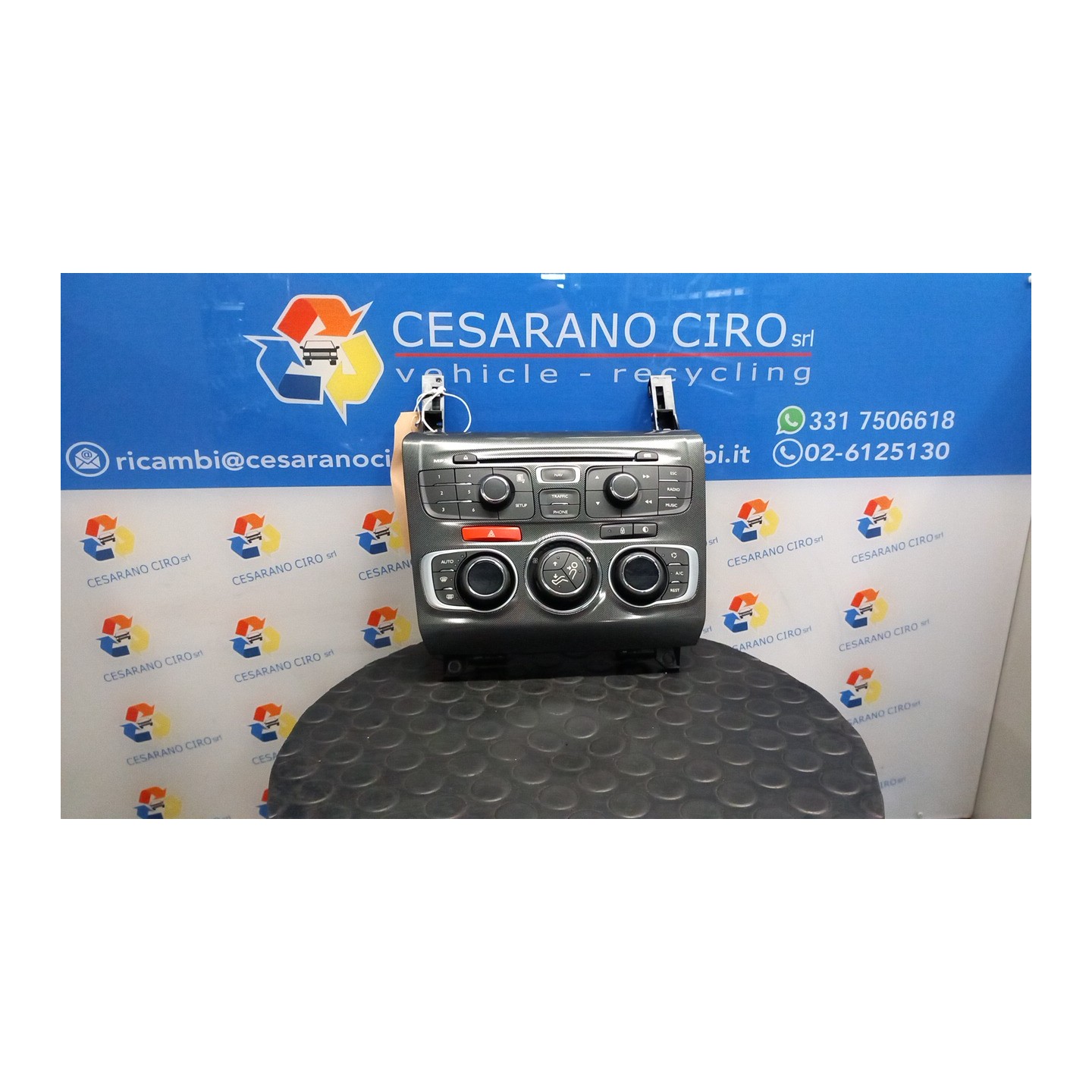 BLOCCO COMANDO CLIMATIZZAZIONE C/A/C 063 CITROEN C4 (B7) (09/10-04/18) 9HR 6452V9