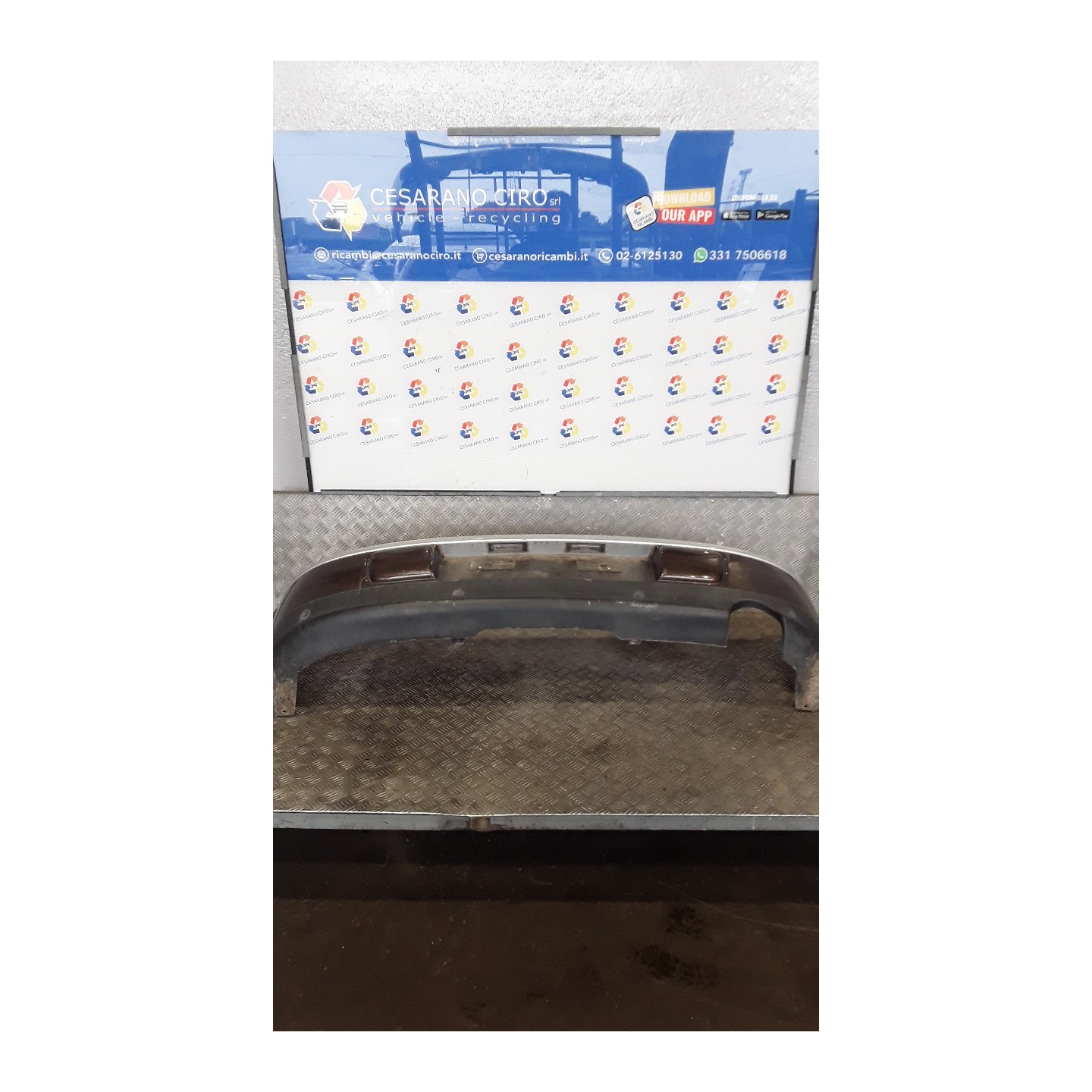 PARAURTI POST. P/SUP. P/PACCH.AERODINAMICO 064 MINI MINI CLUBMAN (R55) (09/07-08/1 N12B16A 51122757760