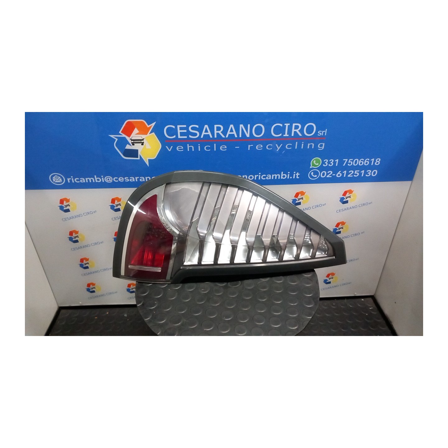 FANALE POST. PARTE EST. SX. 076 RENAULT SCENIC 3A SERIE (03/13-12/16) K9K J8 265550386R