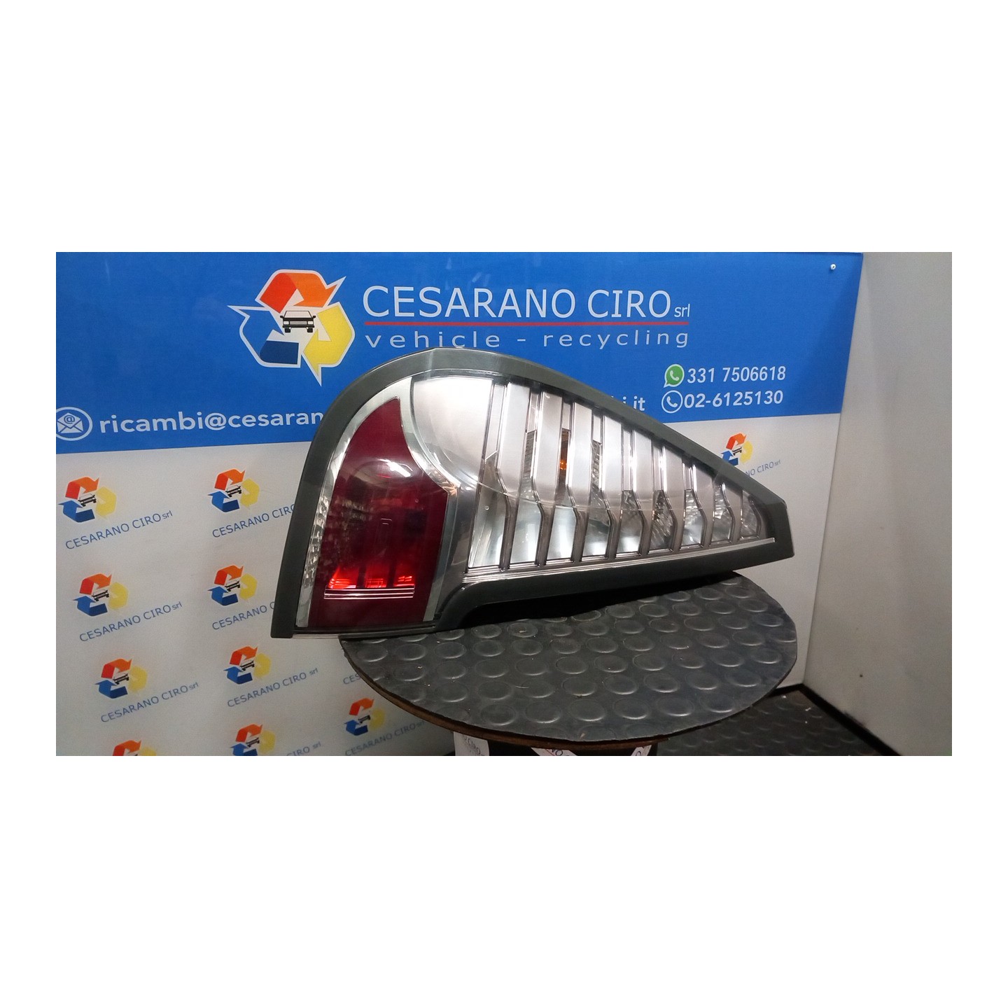 FANALE POST. PARTE EST. SX. 076 RENAULT SCENIC 3A SERIE (03/13-12/16) K9K J8 265550386R