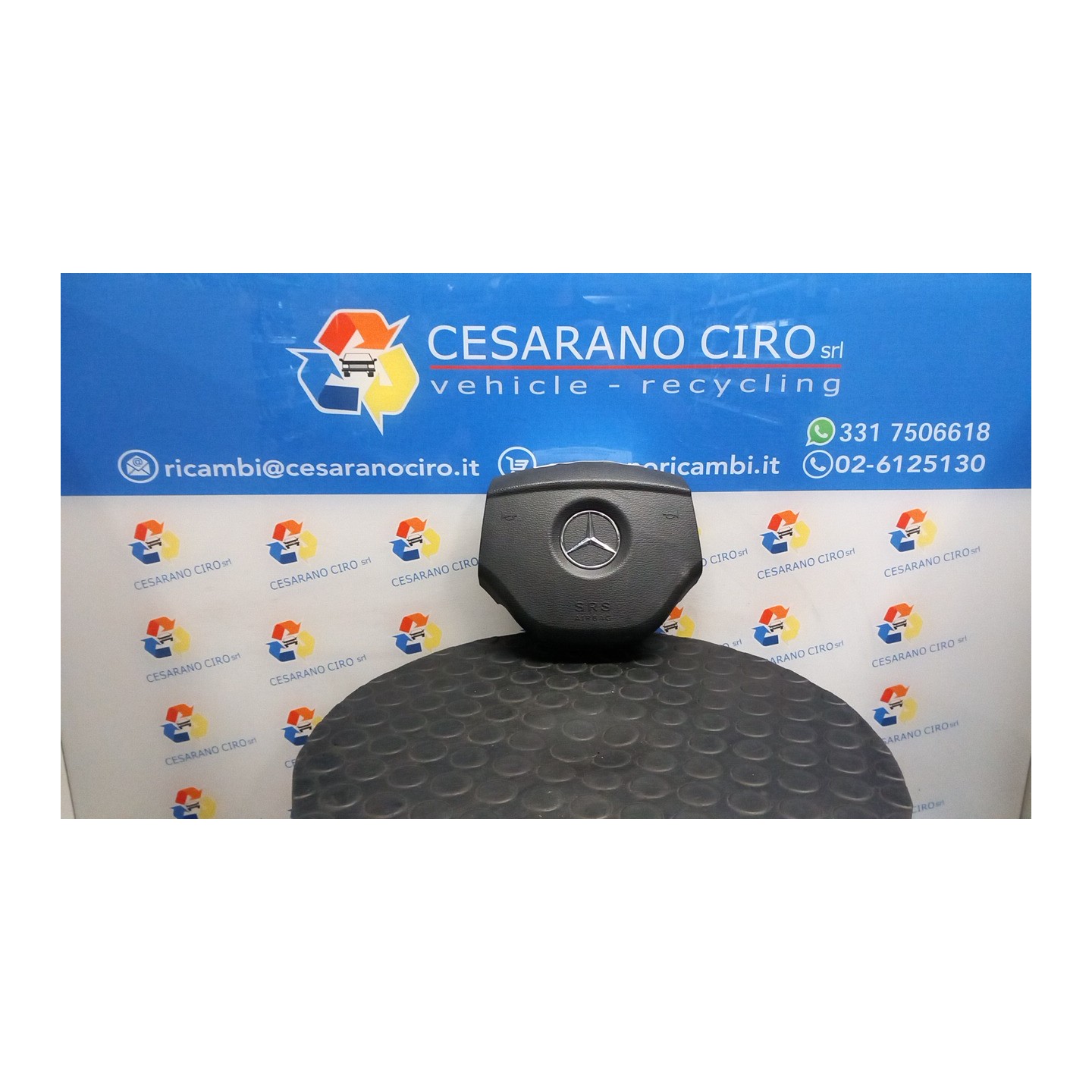 DISPOSITIVO AIRBAG LATO GUIDA 090 MERCEDES-BENZ CLASSE B (T245) (03/05-03/13) 640941 A16446004989051