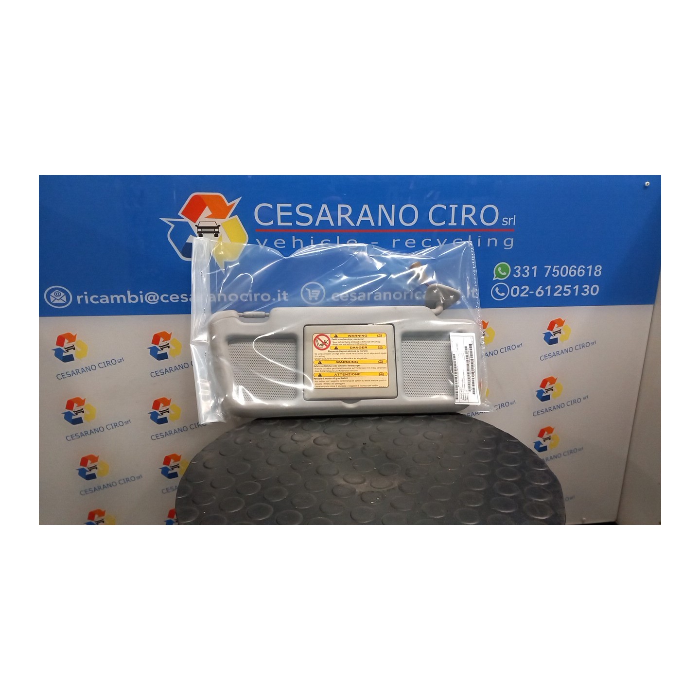 ALETTA PARASOLE PARABREZZA DX 124 MAZDA RX-8 (04/03-01/09) 13B NB5409085037001DX