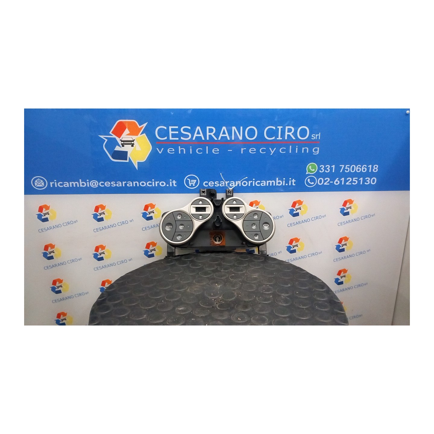 BLOCCO COMANDO CLIMATIZZAZIONE 135 FIAT PANDA (2Q) (09/03-12/10) 188A4000 77362520