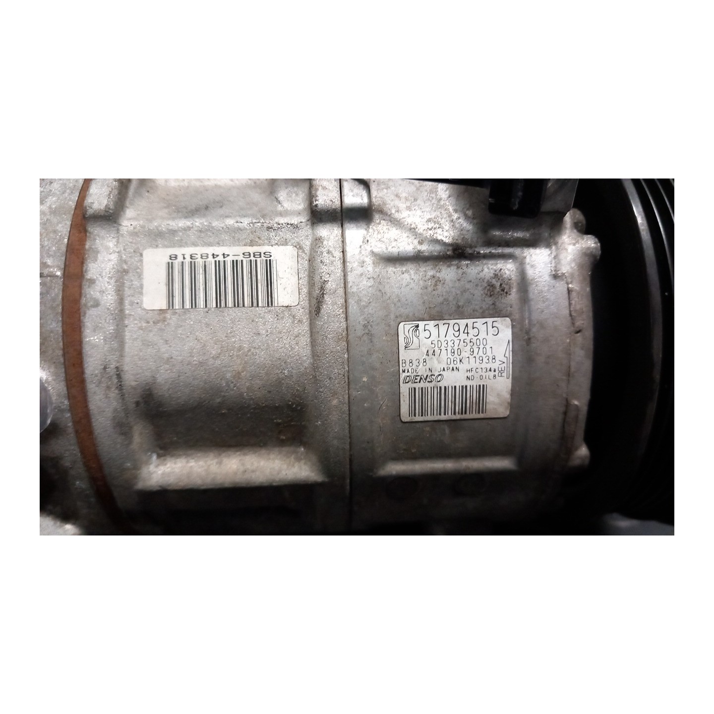 COMPRESSORE A/C 200 FIAT GRANDE PUNTO (2Y) (06/05-12/08 198A4000 51794515