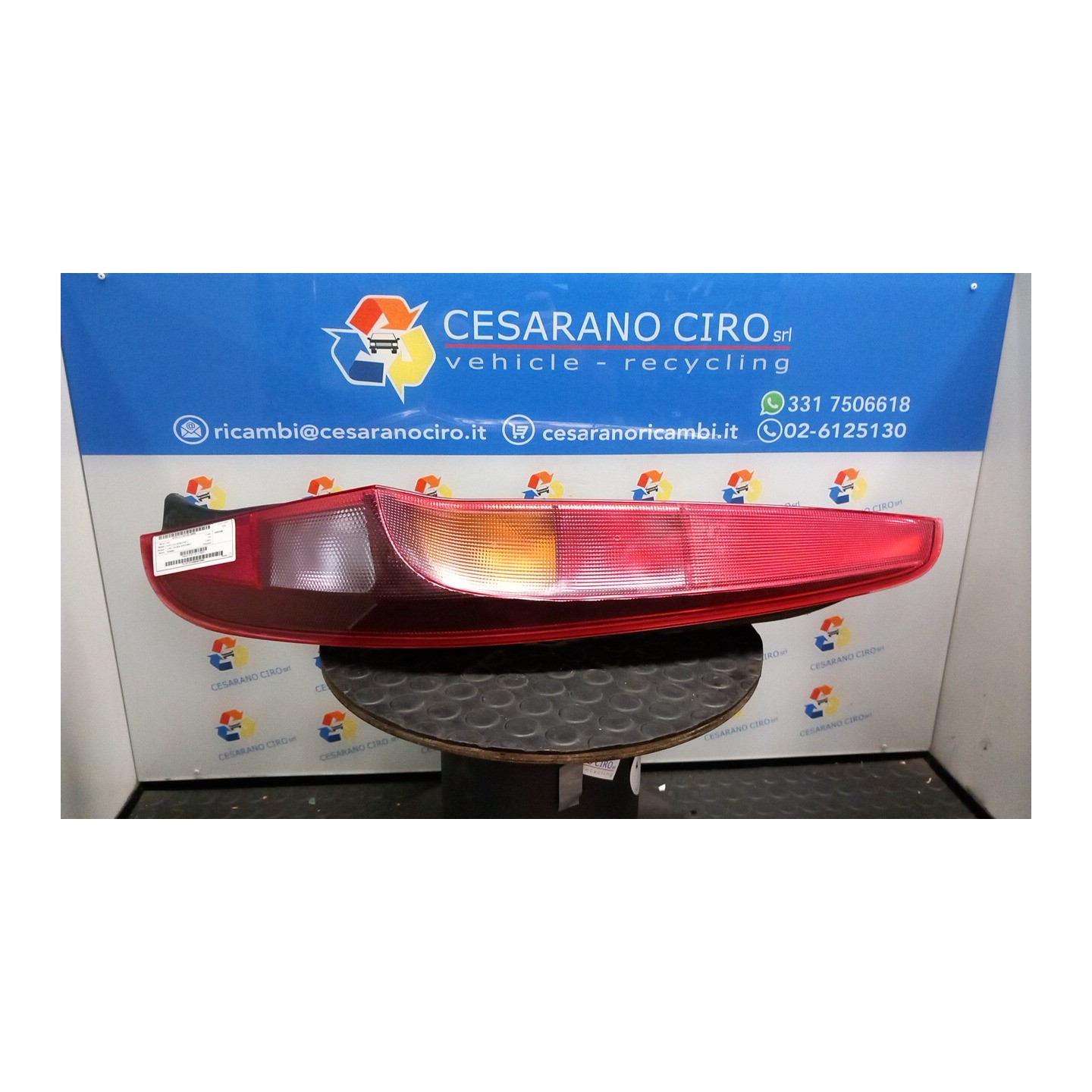 FANALE POST. DX. 009 FIAT PUNTO (2U) (07/03-01/07) 188A9000 51764372