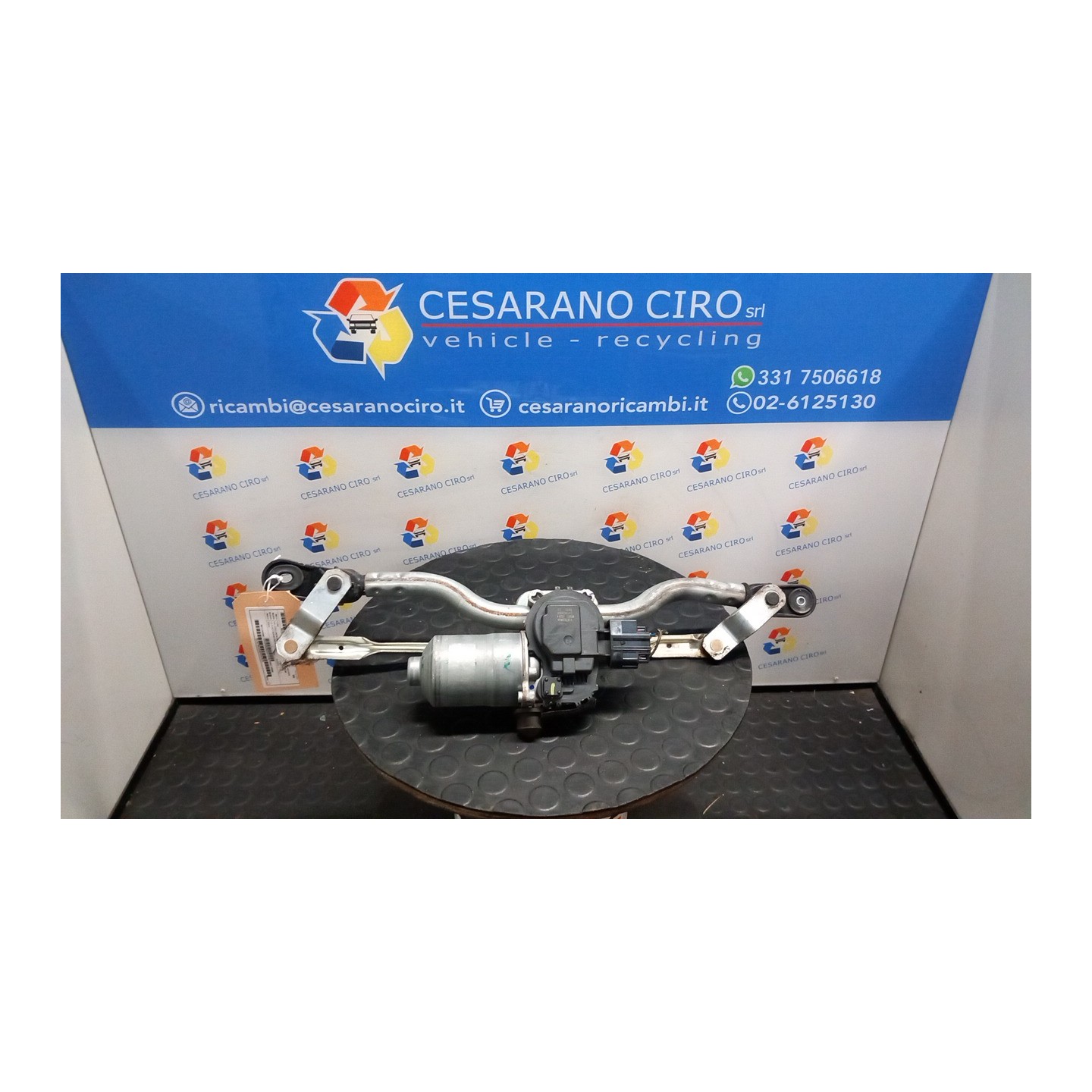 MECCANISMO TERGIPARABREZZA CON MOTORINO 079 FORD KA+ (CDU) (04/16-05/19) B2KA 1909062