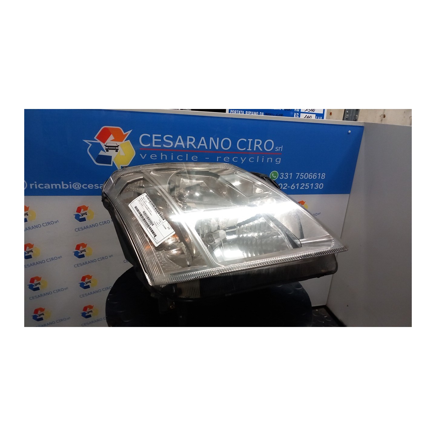 PROIETTORE DX. 156 OPEL MERIVA (X03) (03/03-12/10) Z16XEP 93175365