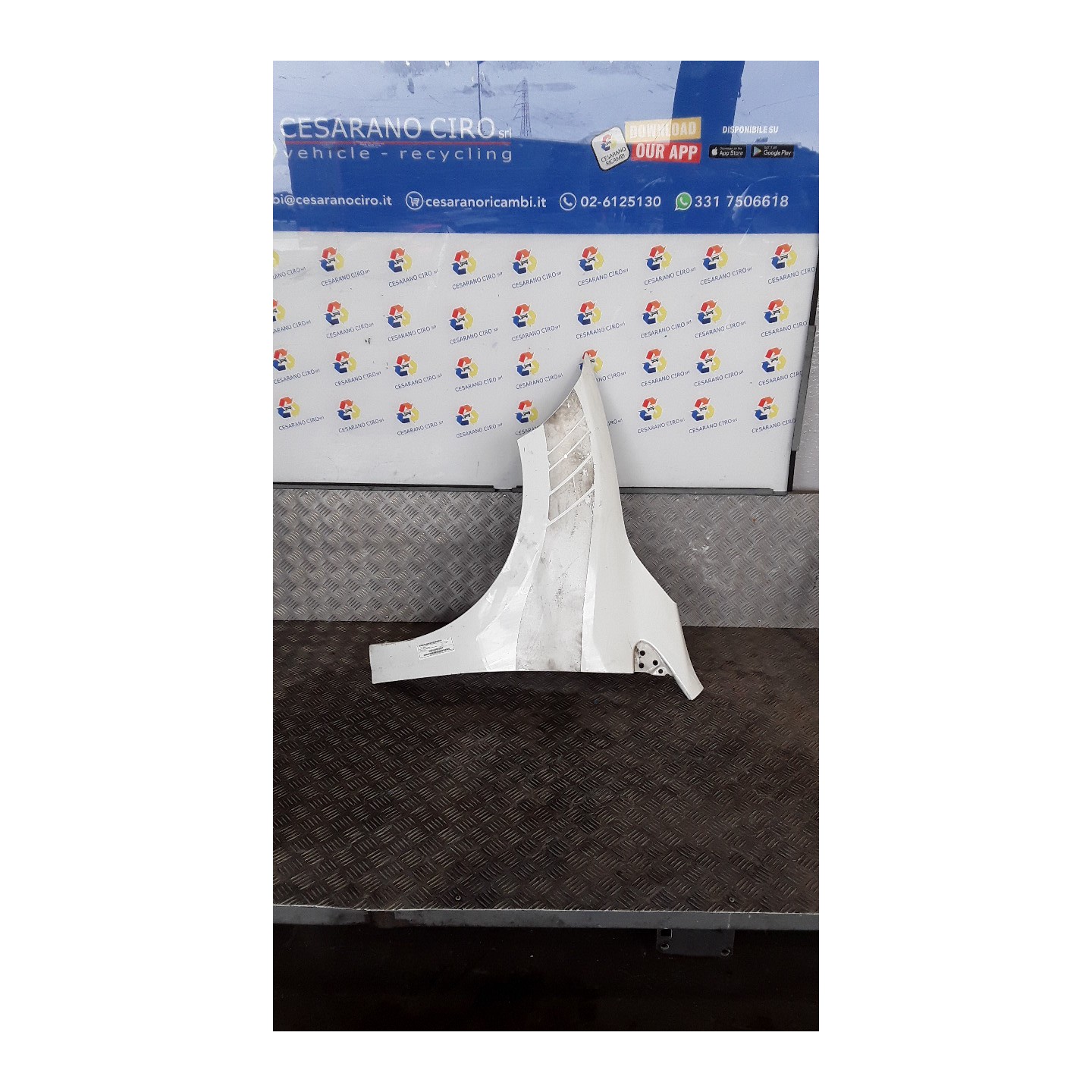 PARAFANGO ANT. SX. 008 RENAULT MEGANE 3A SERIE (12/13-12/16) H5FA4 631017297R