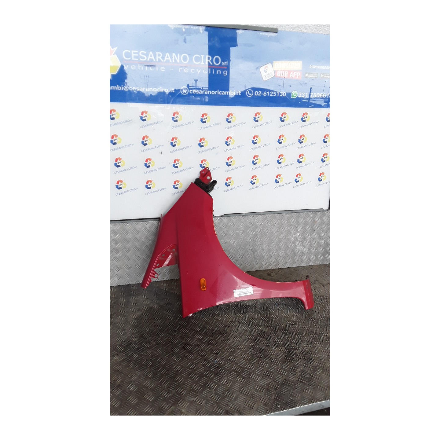 PARAFANGO ANT. DX. 013 HONDA JAZZ 2A SERIE (03/11-) L13Z1 60211TF0G51ZZ