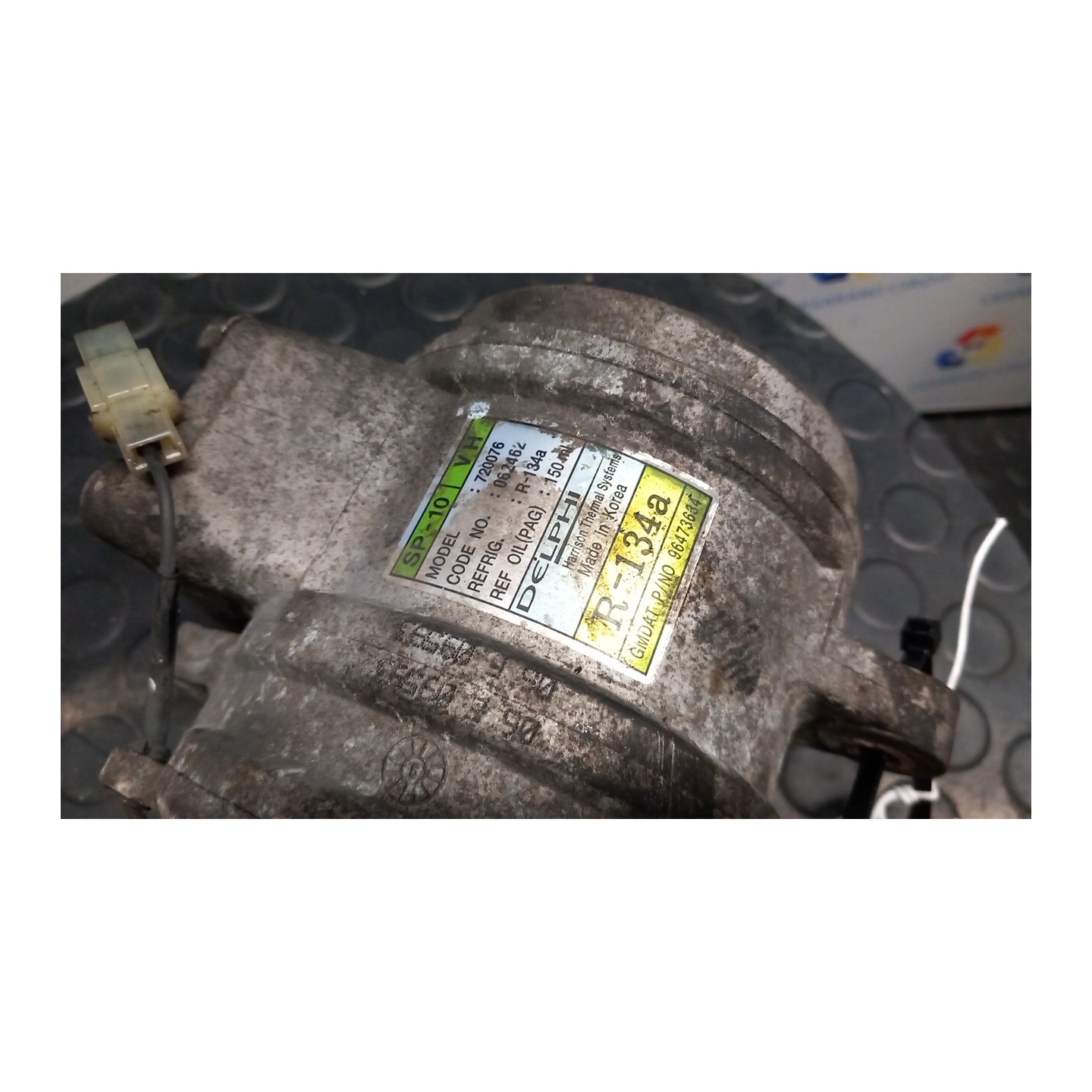 COMPRESSORE A/C 065 CHEVROLET (DAEWOO) KALOS (T200) (01/05-10/08) B12S1 96473633