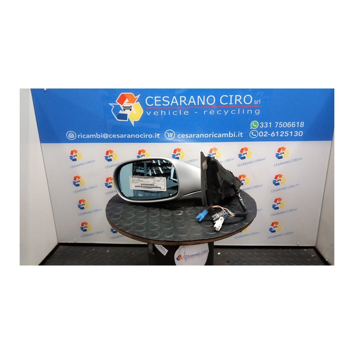 RETROVISORE EST. REGOLAZ. ELETTR. RI SX. 010 ALFA ROMEO 166 (W9) (06/98-05/04) AR34103 156054608