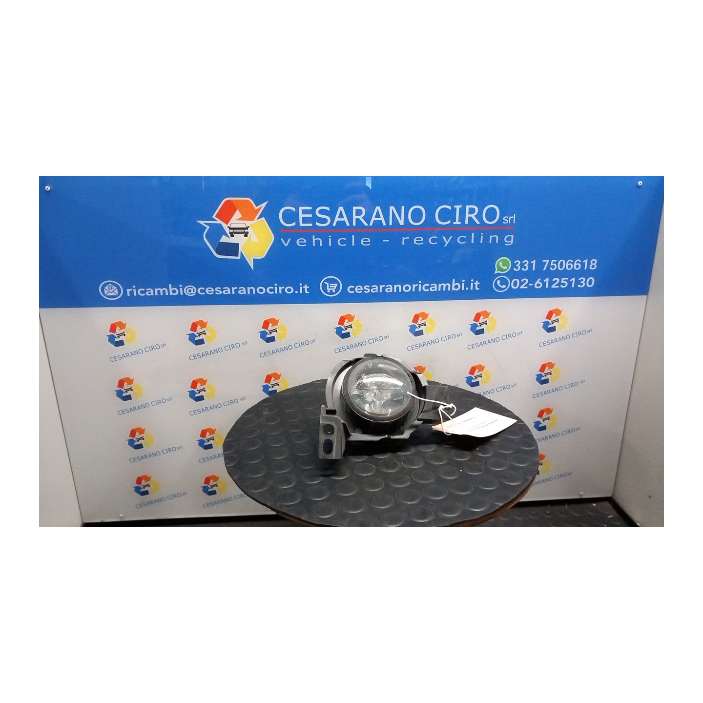 PROIETTORE FENDINEBBIA C/LUCE DIURNA A LED TIPO 1 DX. 025 RENAULT MEGANE 3A SERIE (12/13-12/16) H5FA4 261503859R
