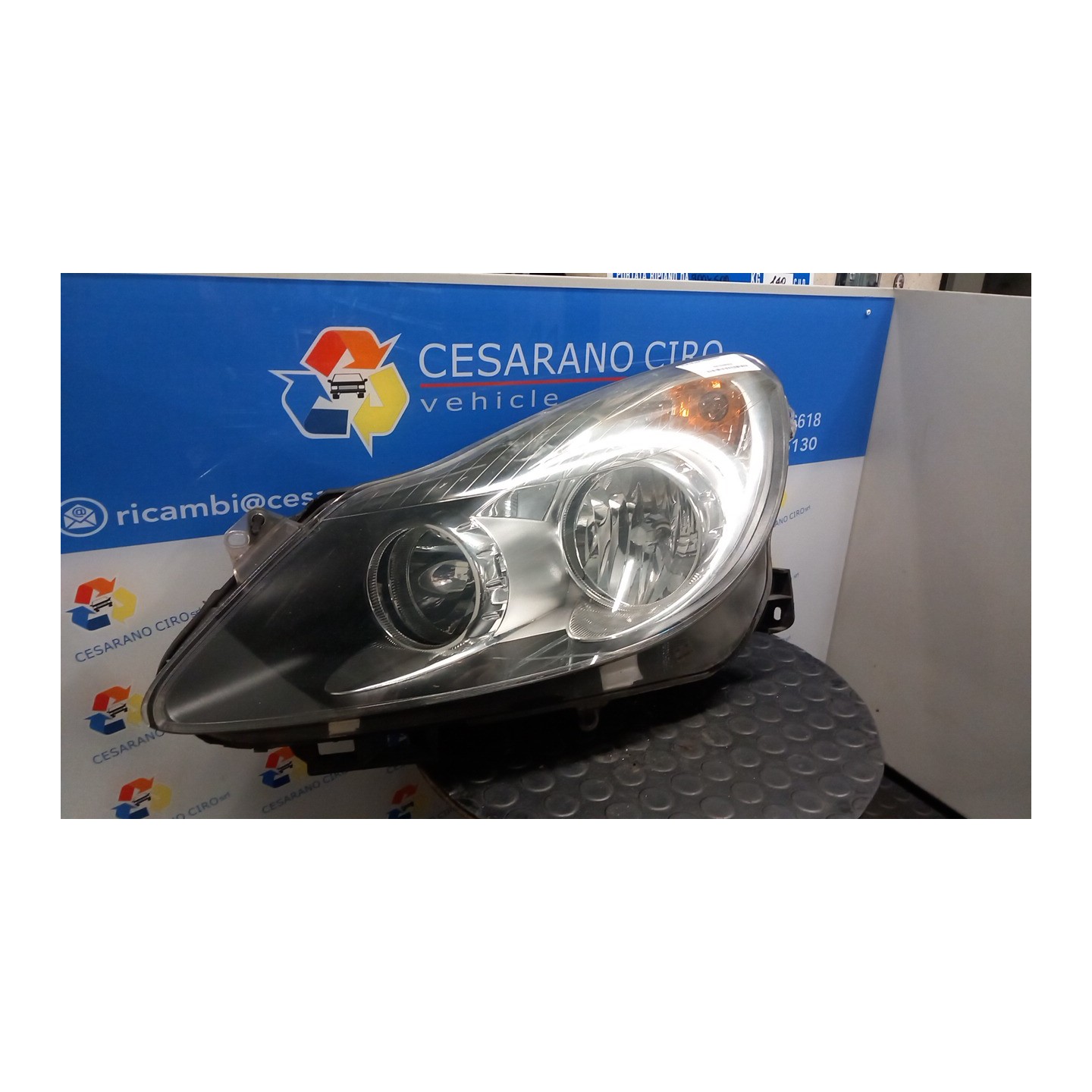 PROIETTORE SX. 070 OPEL CORSA (S07) (07/06-02/11) Z12XEP 93189361