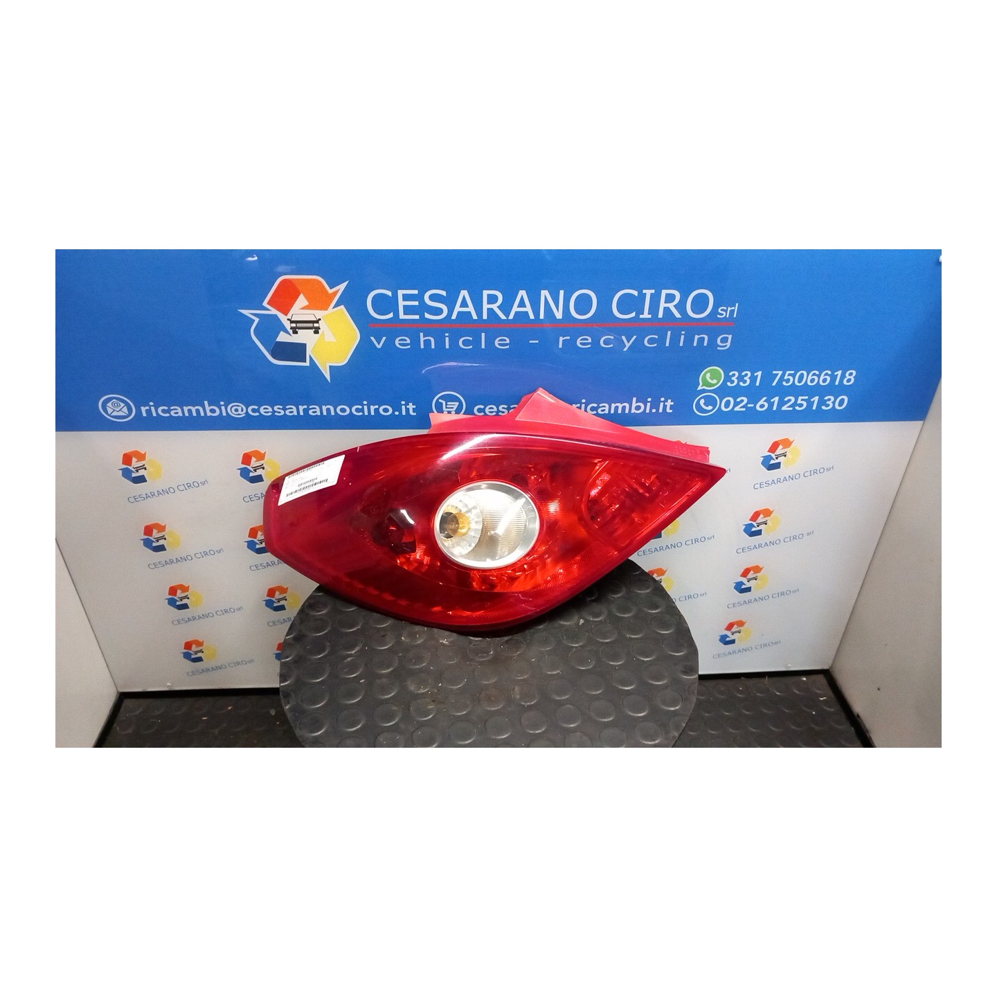 FANALE POST. SX. 072 OPEL CORSA (S07) (07/06-02/11) Z12XEP 93189092