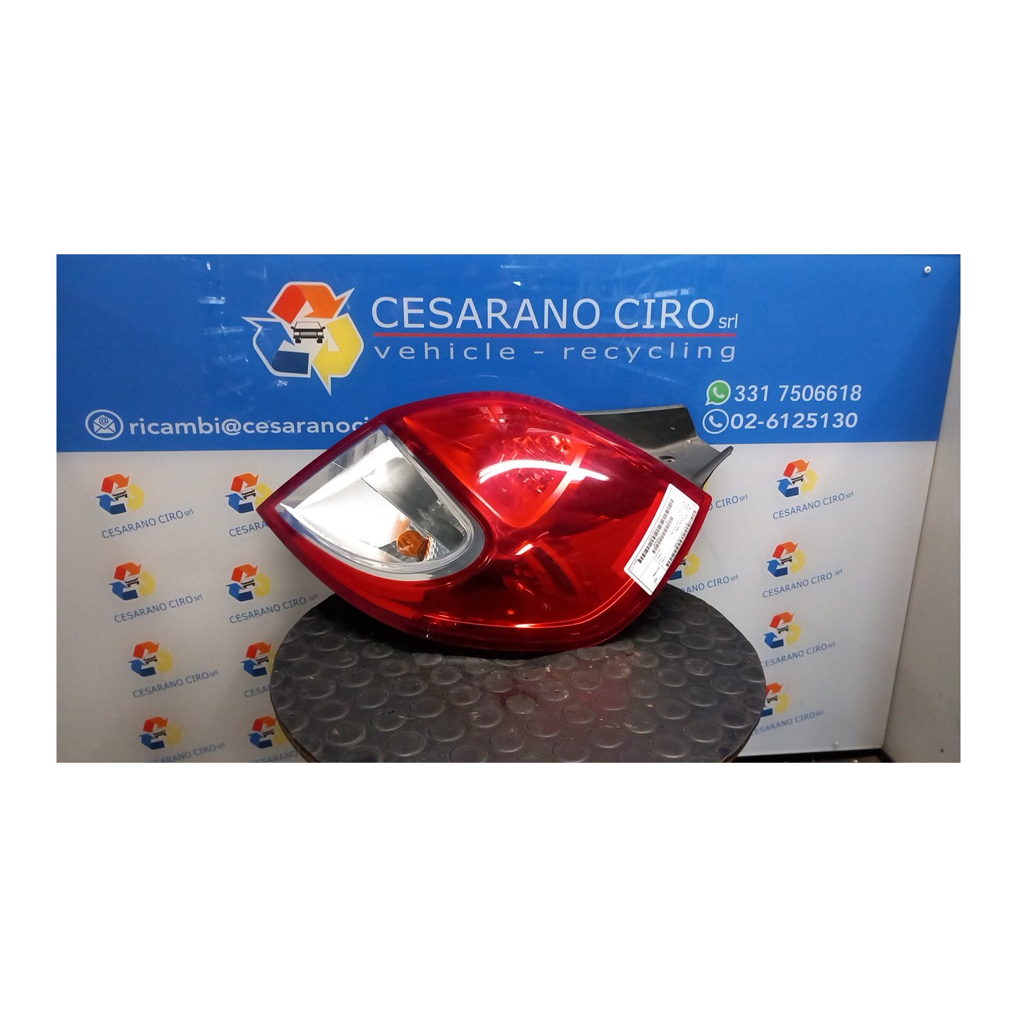 FANALE POST. DX. 081 RENAULT CLIO 3A SERIE (05/09-) D4FH7 8200886946