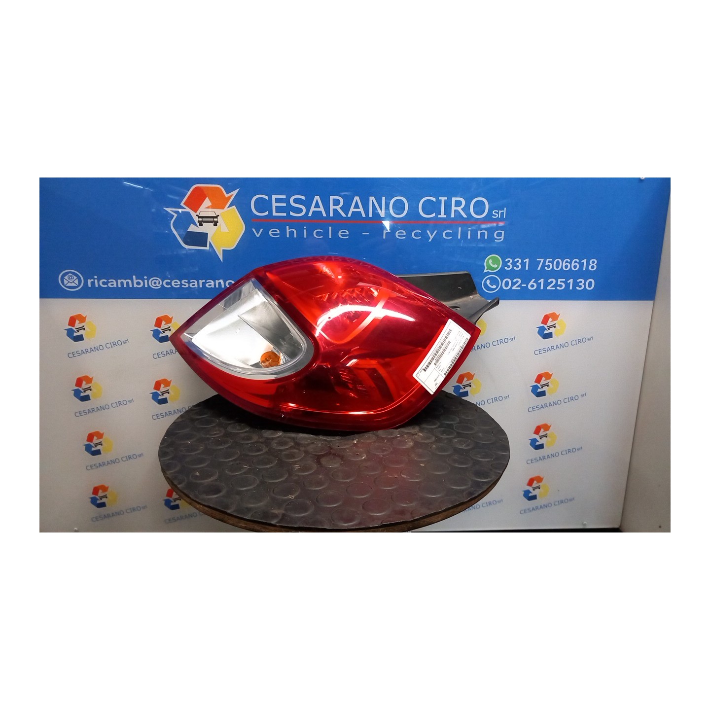 FANALE POST. DX. 081 RENAULT CLIO 3A SERIE (05/09-) D4FH7 8200886946