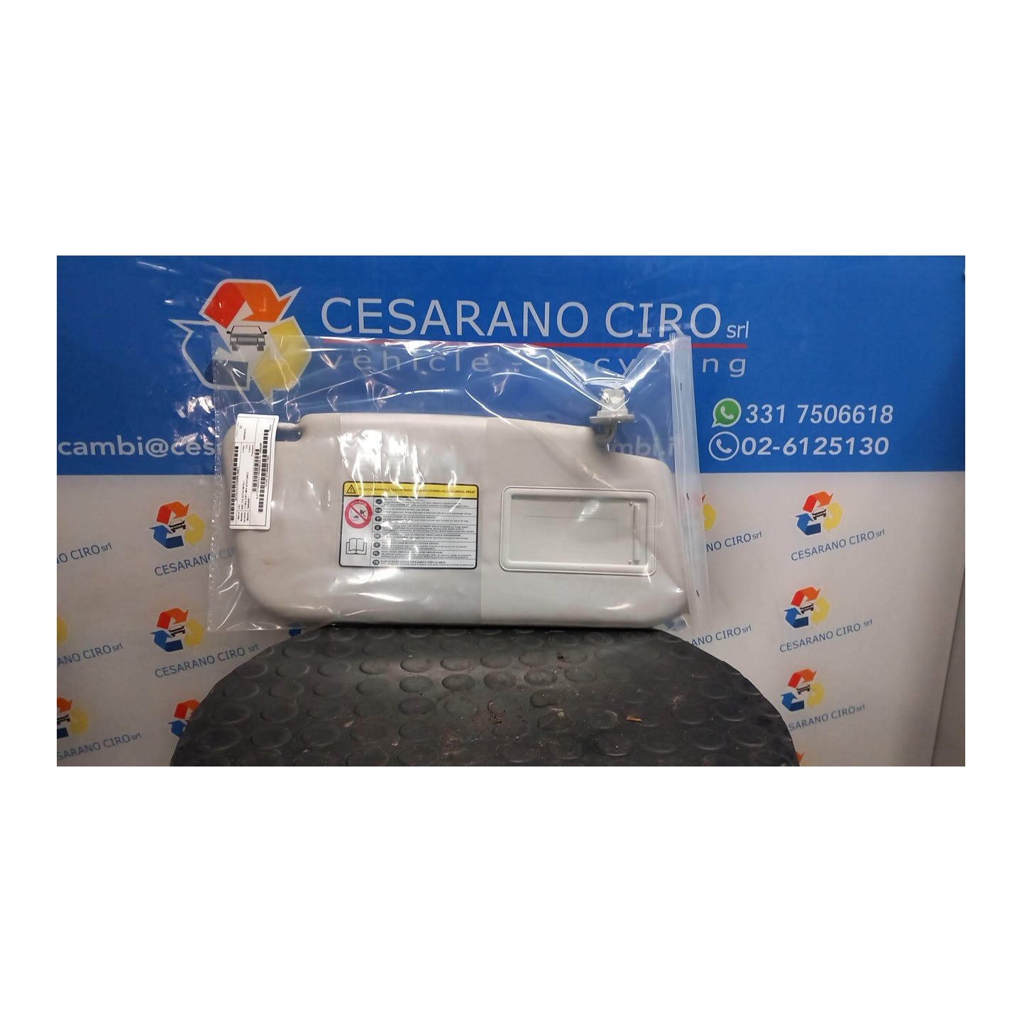 ALETTA PARASOLE PARABREZZA DX. 012 FIAT 500L (73) (07/12-06/18) 199B4000 735552397