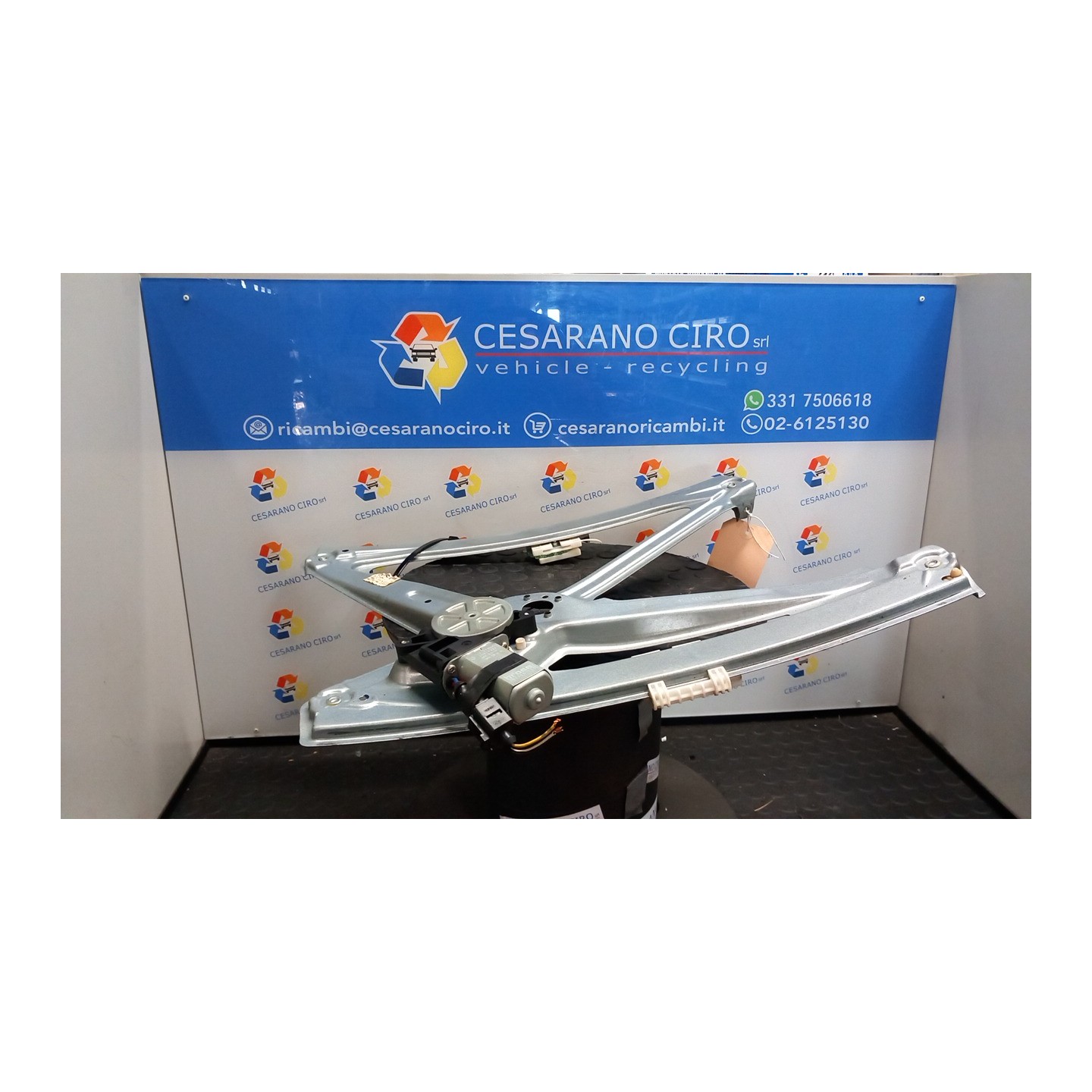 ALZACRISTALLO ELETTR. PORTA ANT. S/MOTORE DX. 068 SMART FORTWO (A/C451) (01/07-12/11) 3B21 A4517200646