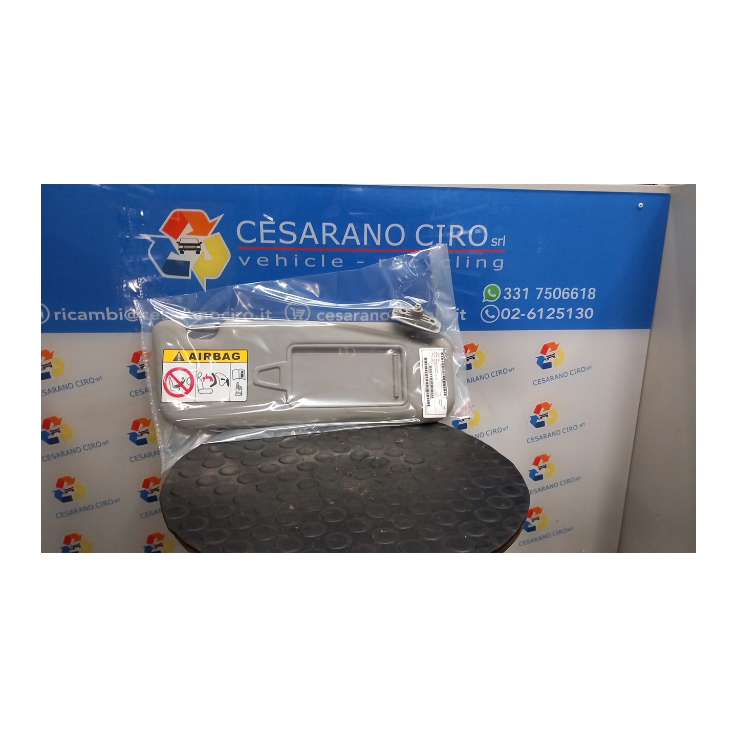 ALETTA PARASOLE PARABREZZA DX. 171 KIA SPORTAGE 3A SERIE (09/10-06/14 D4FD 852203W050ED