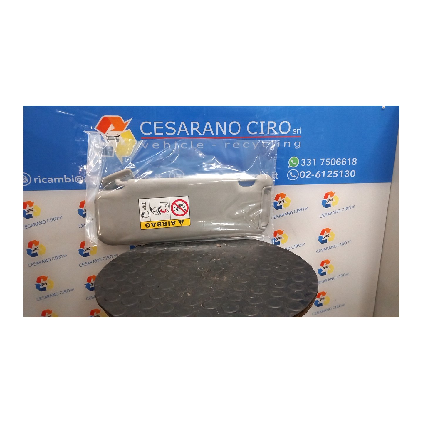 ALETTA PARASOLE PARABREZZA DX. 171 KIA SPORTAGE 3A SERIE (09/10-06/14 D4FD 852203W050ED
