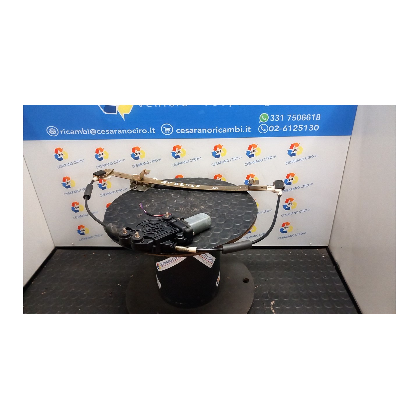 ALZACRISTALLO ELETTR. PORTA ANT. CON MOTORINO SX. 107 FIAT SEICENTO (1E) (02/98-07/05) 187A1000 46512304
