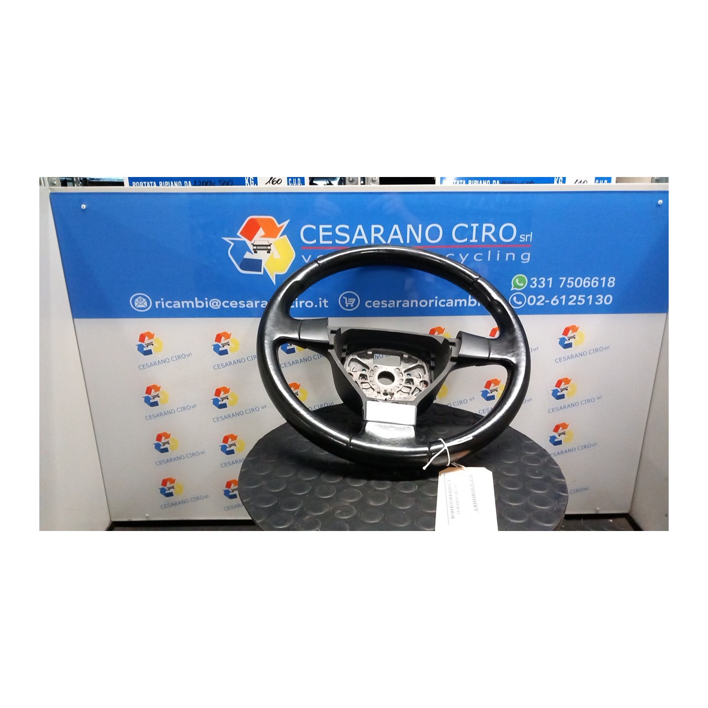 VOLANTE NERO C/AIRBAG PELLE 041 VOLKSWAGEN TOURAN (1T) (02/03-11/10) BSE 1T0419091ABUSZ