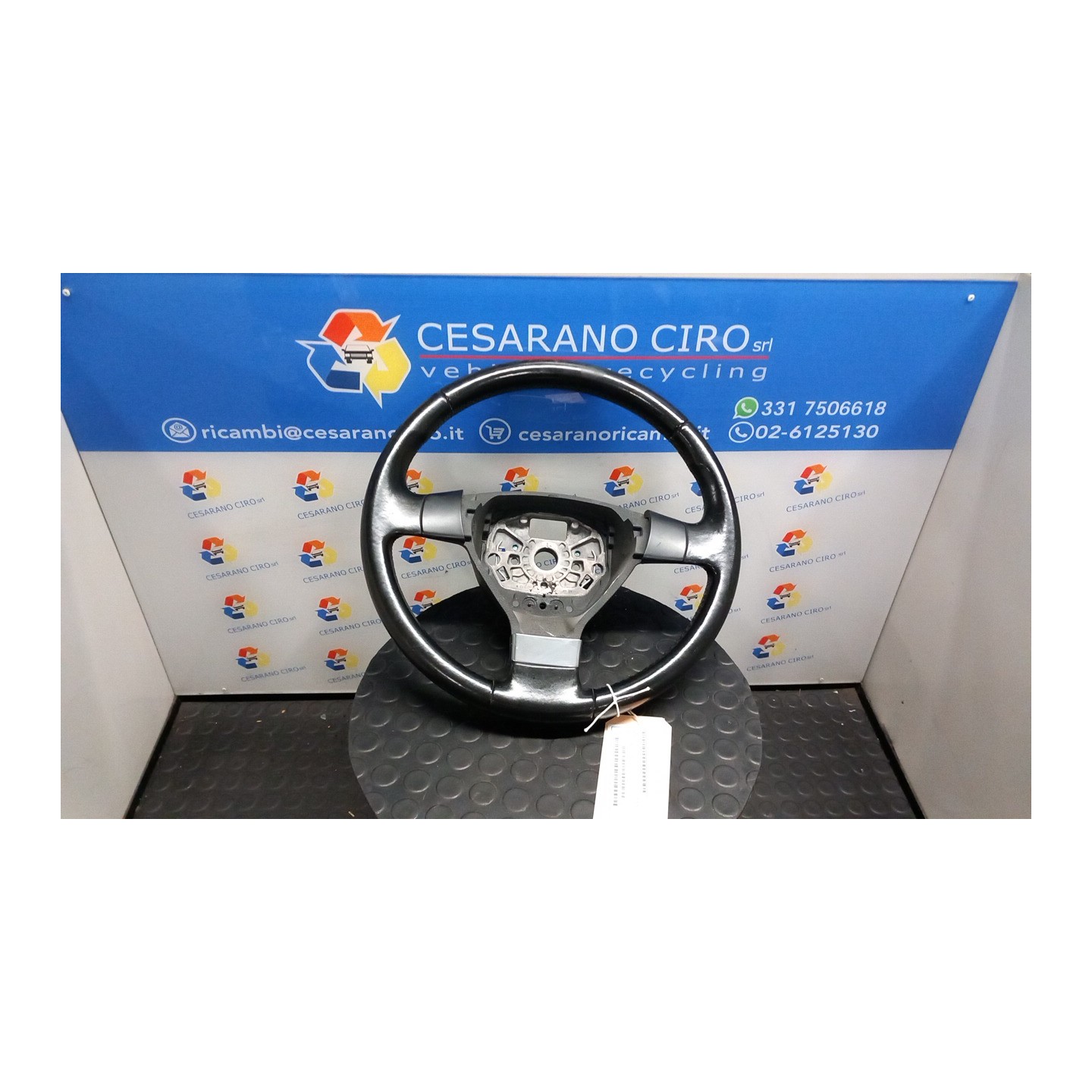 VOLANTE NERO C/AIRBAG PELLE 041 VOLKSWAGEN TOURAN (1T) (02/03-11/10) BSE 1T0419091ABUSZ