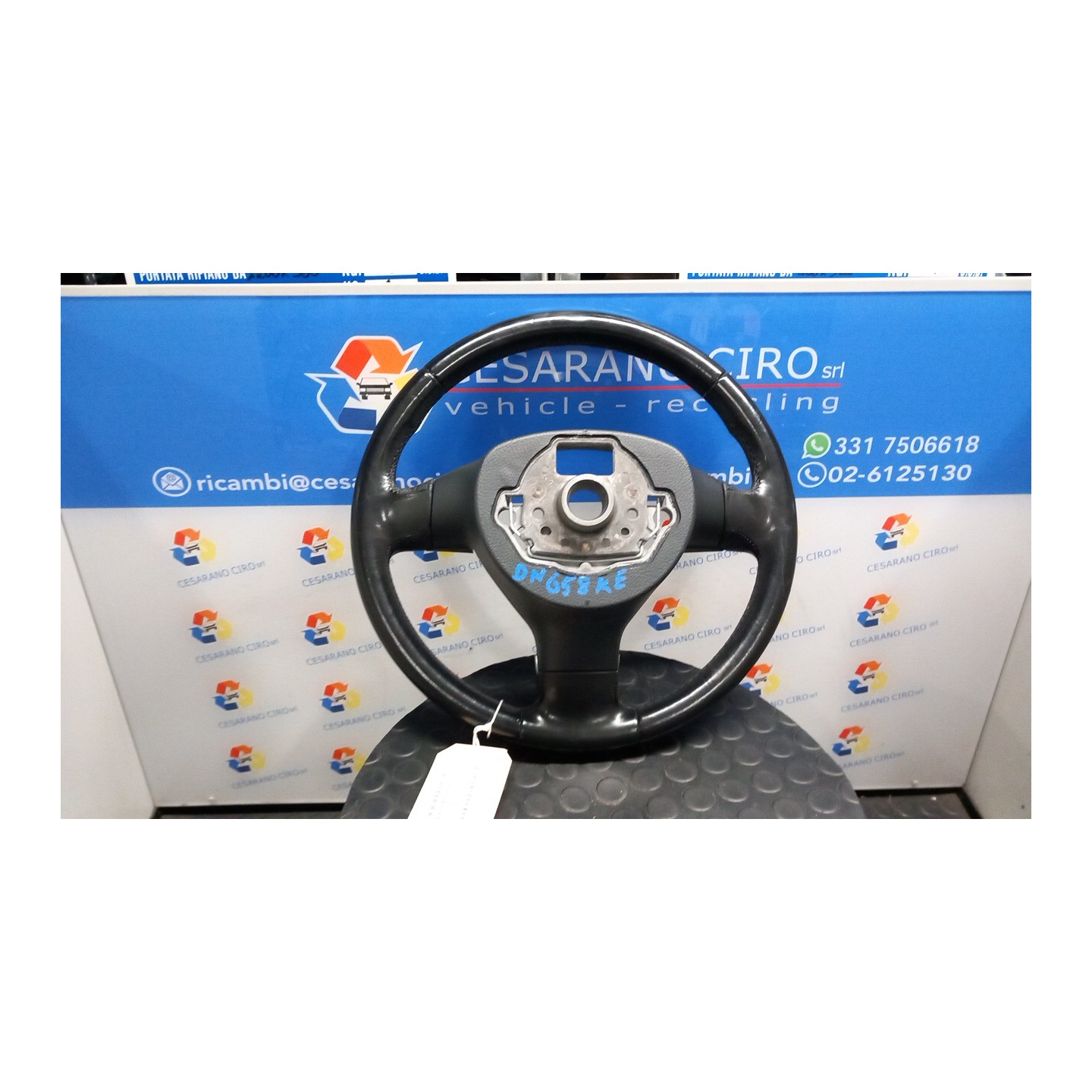VOLANTE NERO C/AIRBAG PELLE 041 VOLKSWAGEN TOURAN (1T) (02/03-11/10) BSE 1T0419091ABUSZ