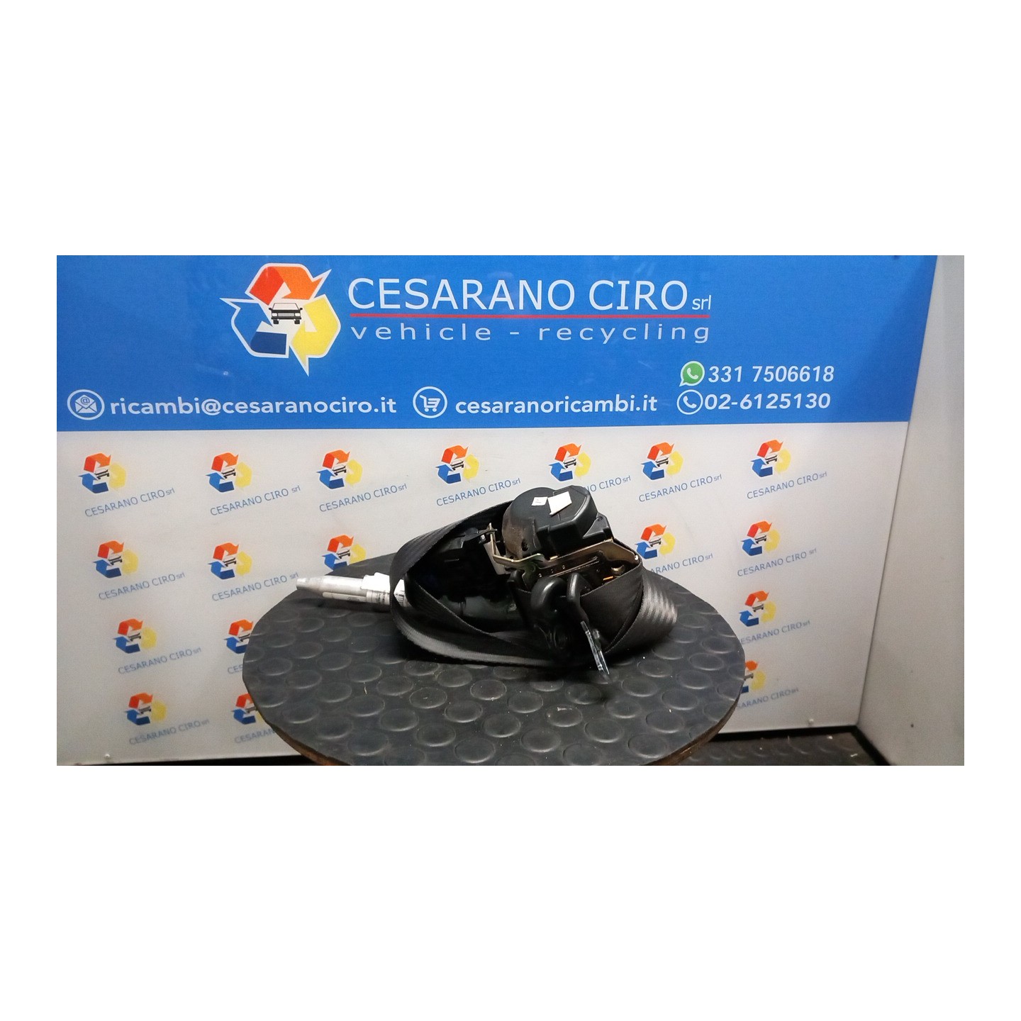 CINTURE SICUREZZA ANT. PRETENSIONATORE DX. 070 FIAT SEICENTO (1E) (02/98-07/05) 187A1000 735270899