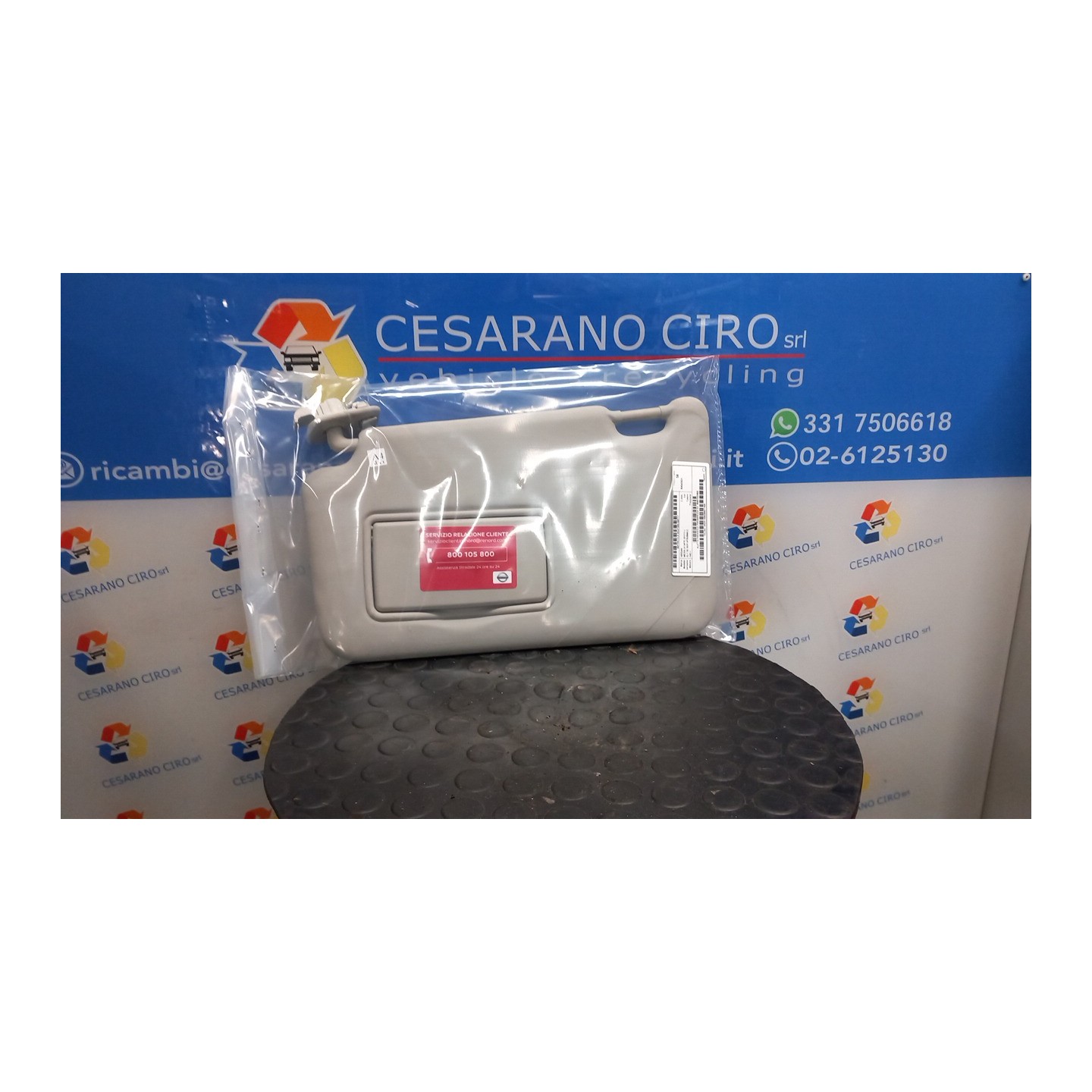 ALETTA PARASOLE PARABREZZA SX. 117 NISSAN MICRA (K14FR) (01/17-) H4D 964015EN5B