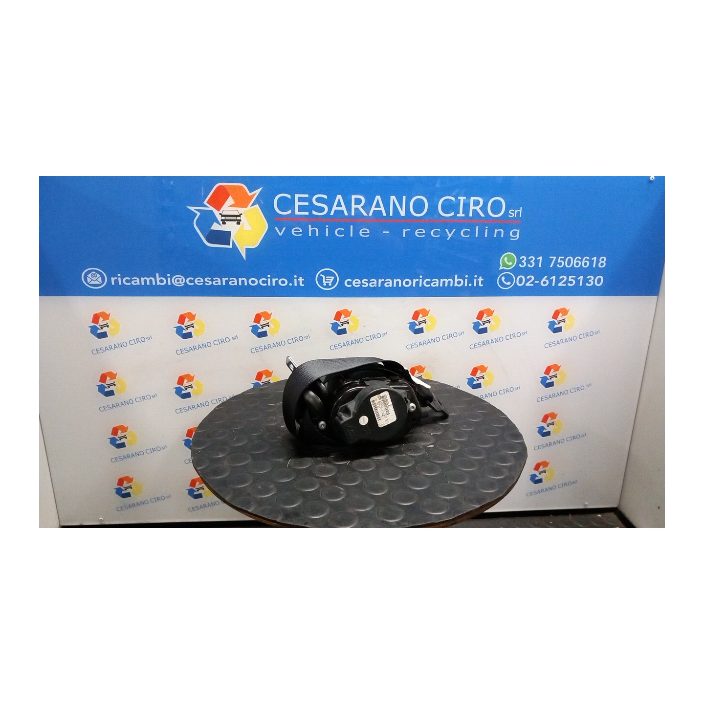 CINTURA DI SICUREZZA ANT. DX. 140 FIAT FREEMONT (24) (04/11-) 939B5000 K1SX09DX9AB