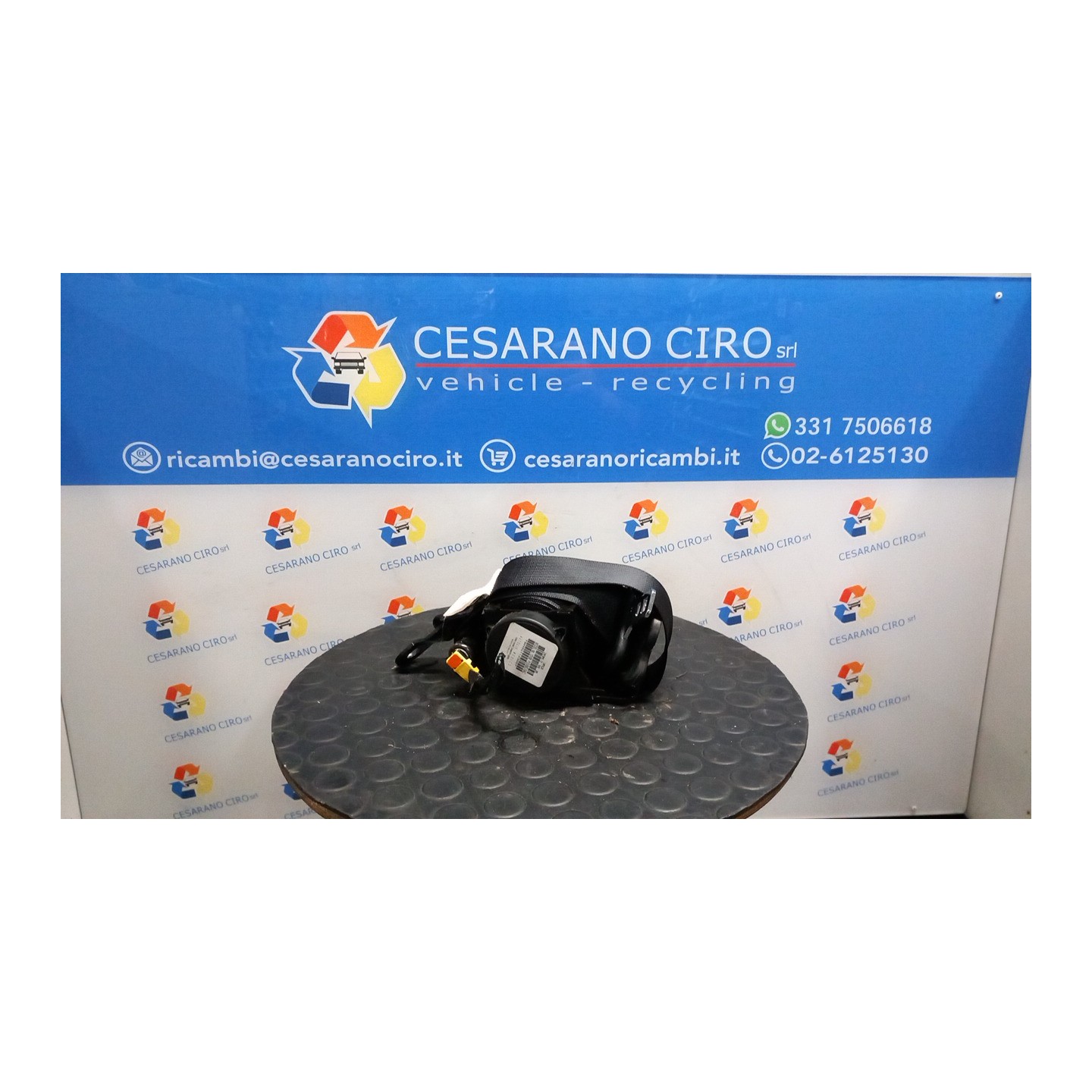 CINTURA DI SICUREZZA ANT. DX. 140 FIAT FREEMONT (24) (04/11-) 939B5000 K1SX09DX9AB