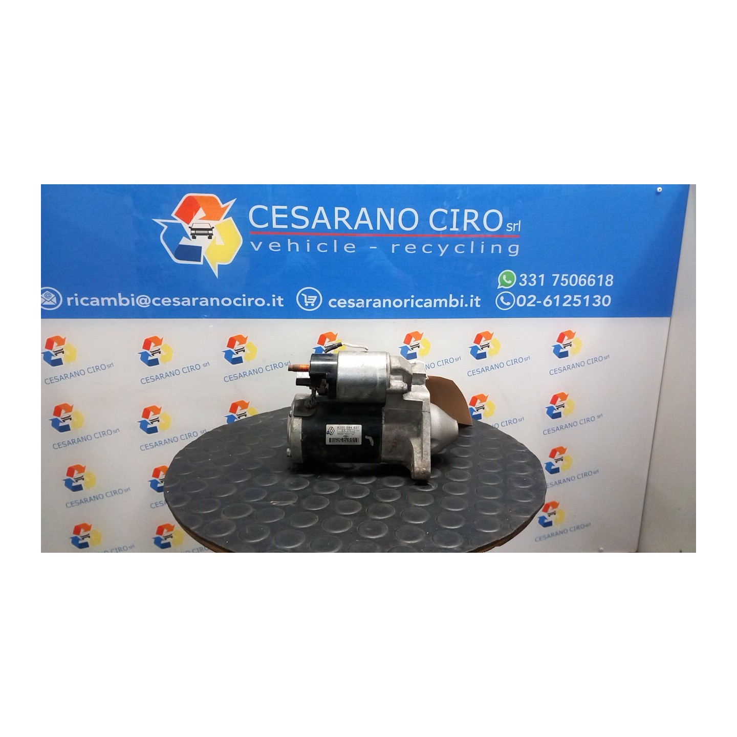 MOTORINO AVVIAMENTO MITSUBISHI 053 DACIA DUSTER (03/10-12/13) K4MA6 8200538751